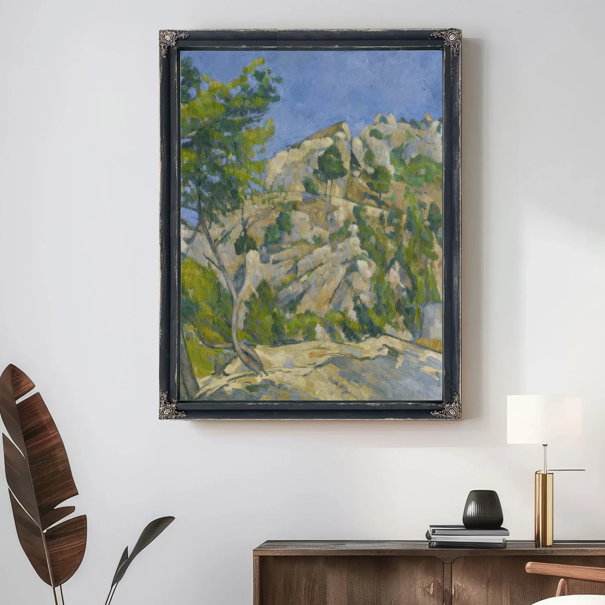 Bottom Of The Ravine (Au Fond Du Ravin) 1 By Paul Cezanne Fine Art Print