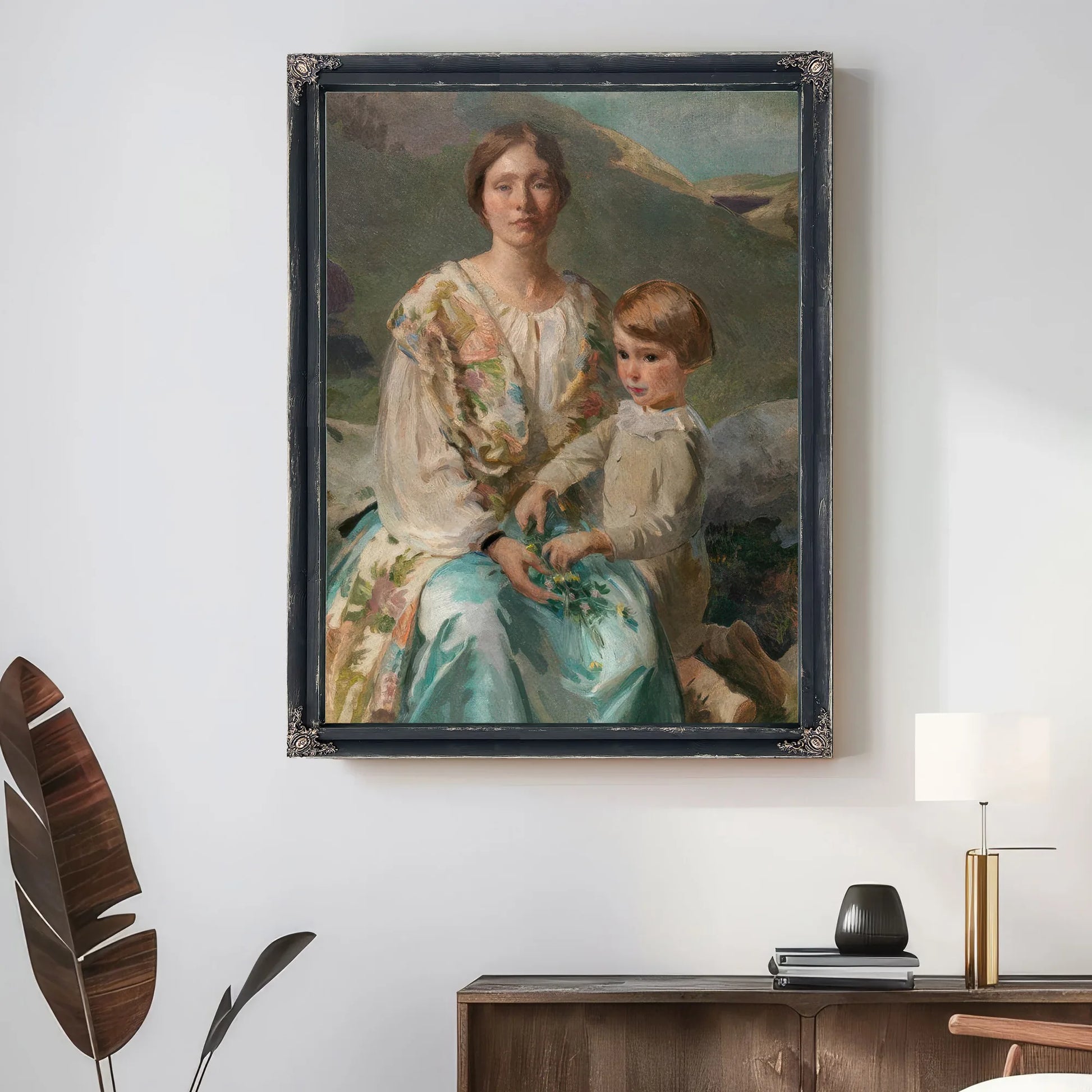 Mrs James Blathwaite Drinker And Her Son 1922 By Cecilia Beaux Fine Art Print