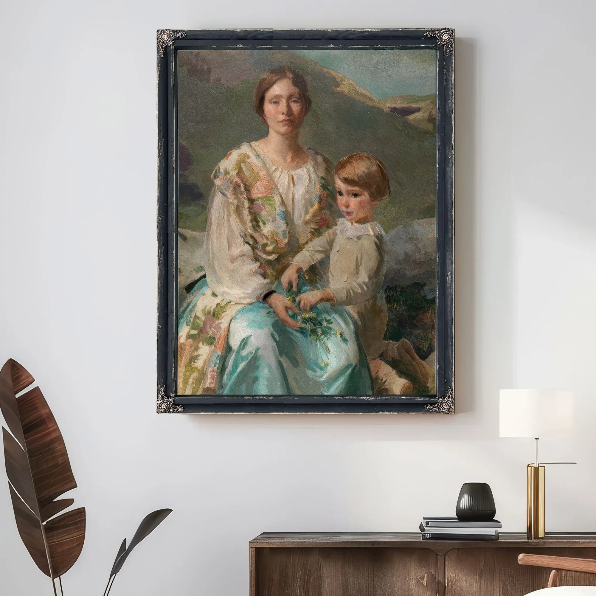 Mrs James Blathwaite Drinker And Her Son 1922 By Cecilia Beaux Fine Art Print