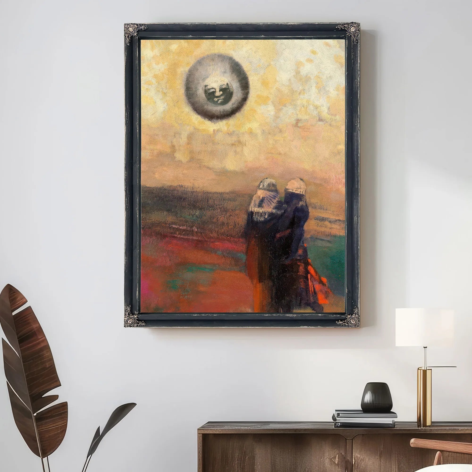 The Black Sun By Odilon Redon Fine Art Print