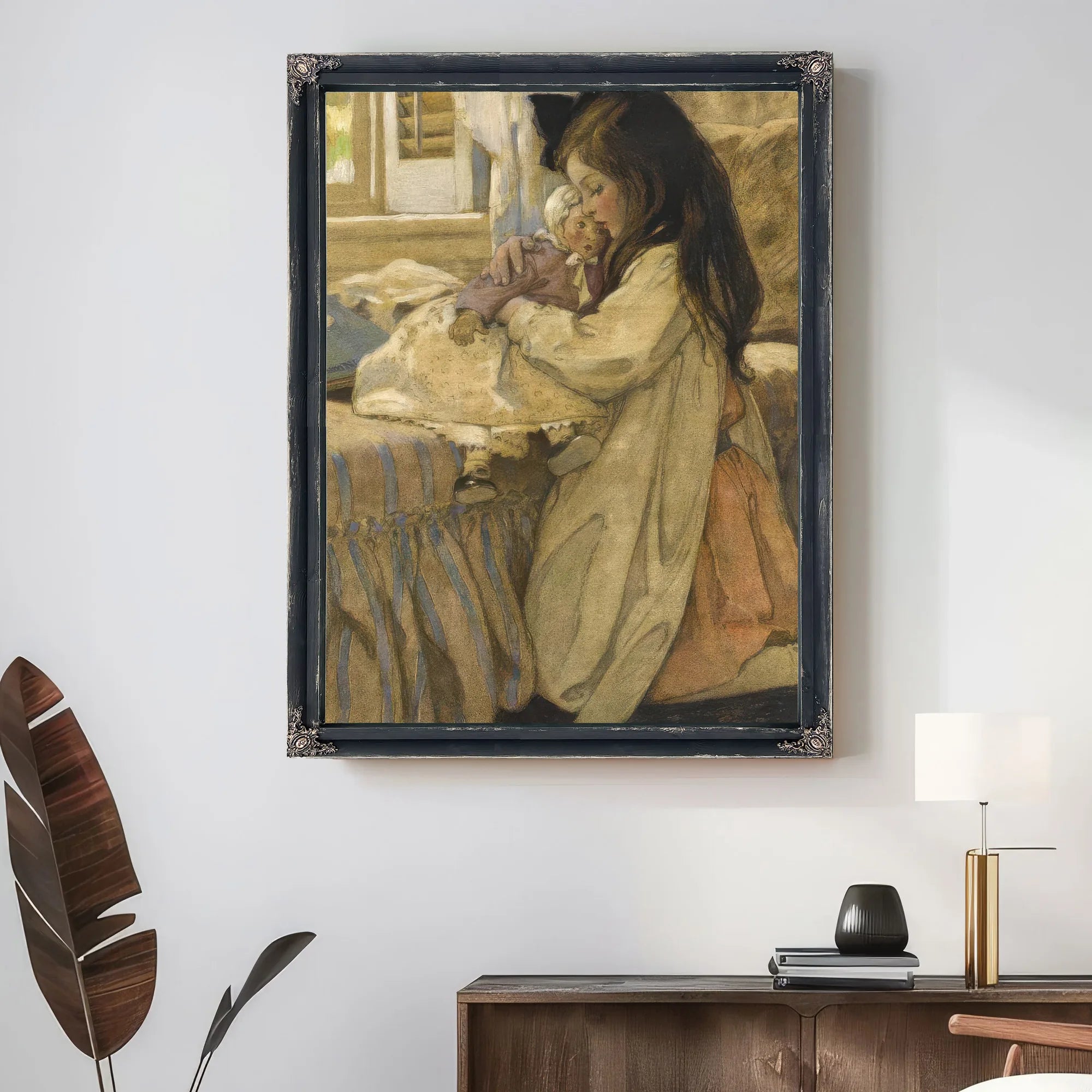 The Then Lover By Jessie Willcox Smith Fine Art Print