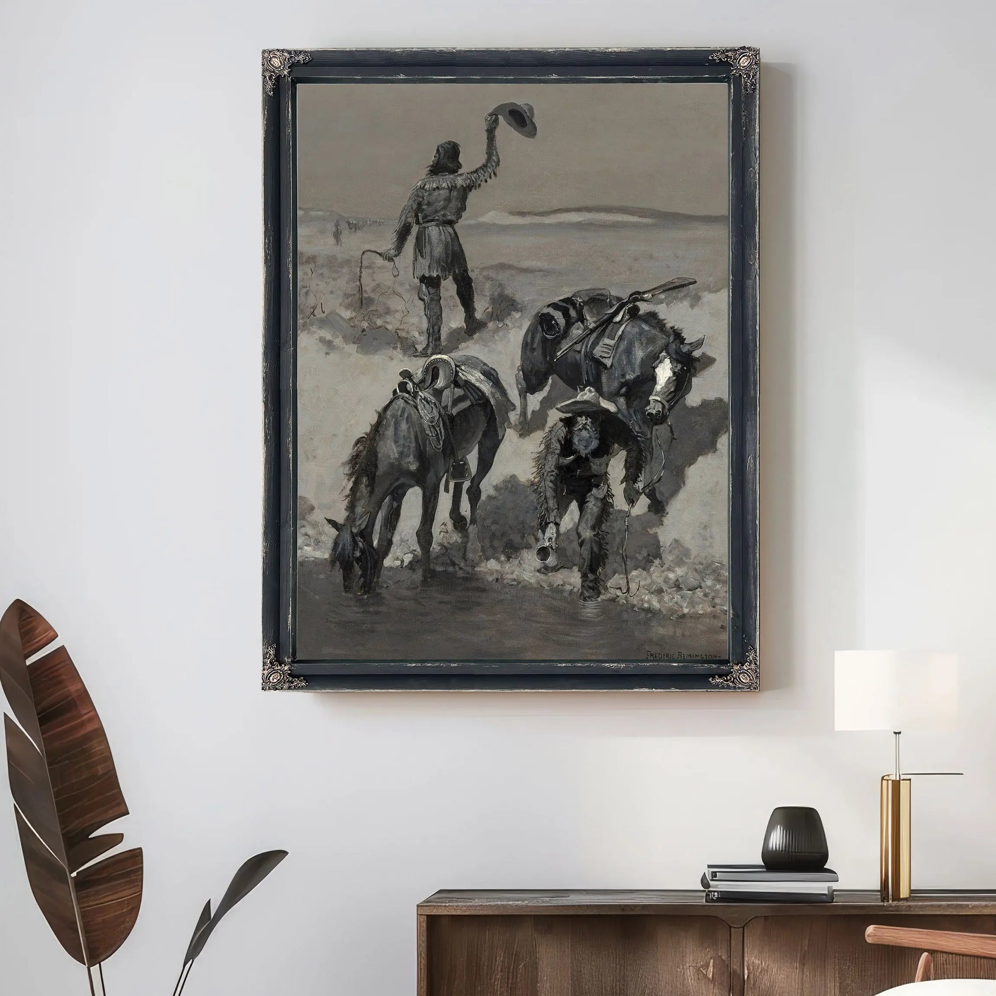 Water by Frederic Remington