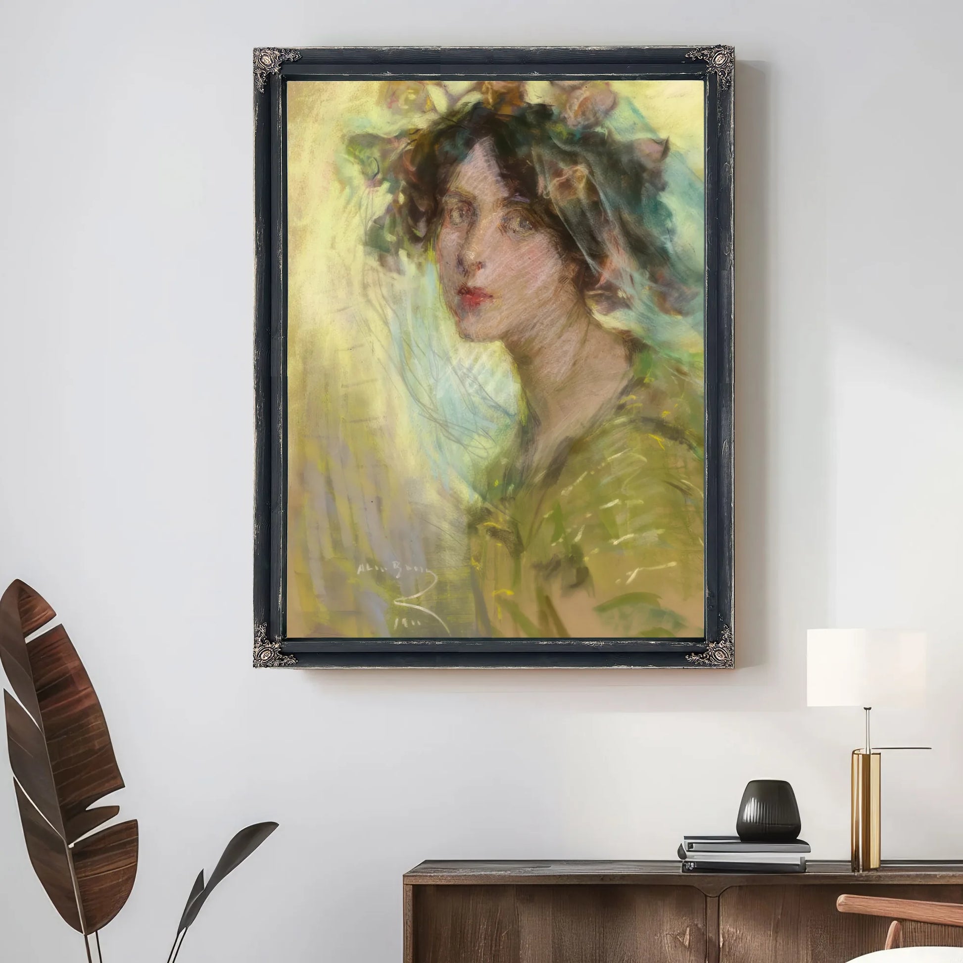 Morning Glories By Alice Pike Barney Fine Art Print
