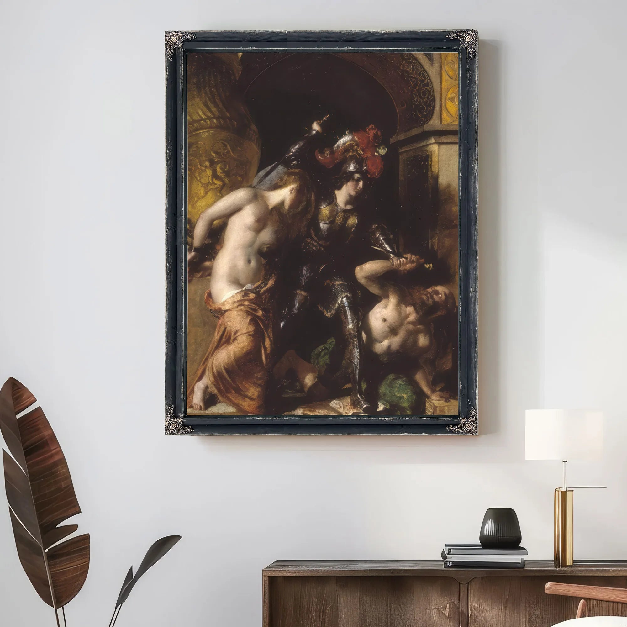 Britomart Redeems Faire Amoret By William Etty Fine Art Print