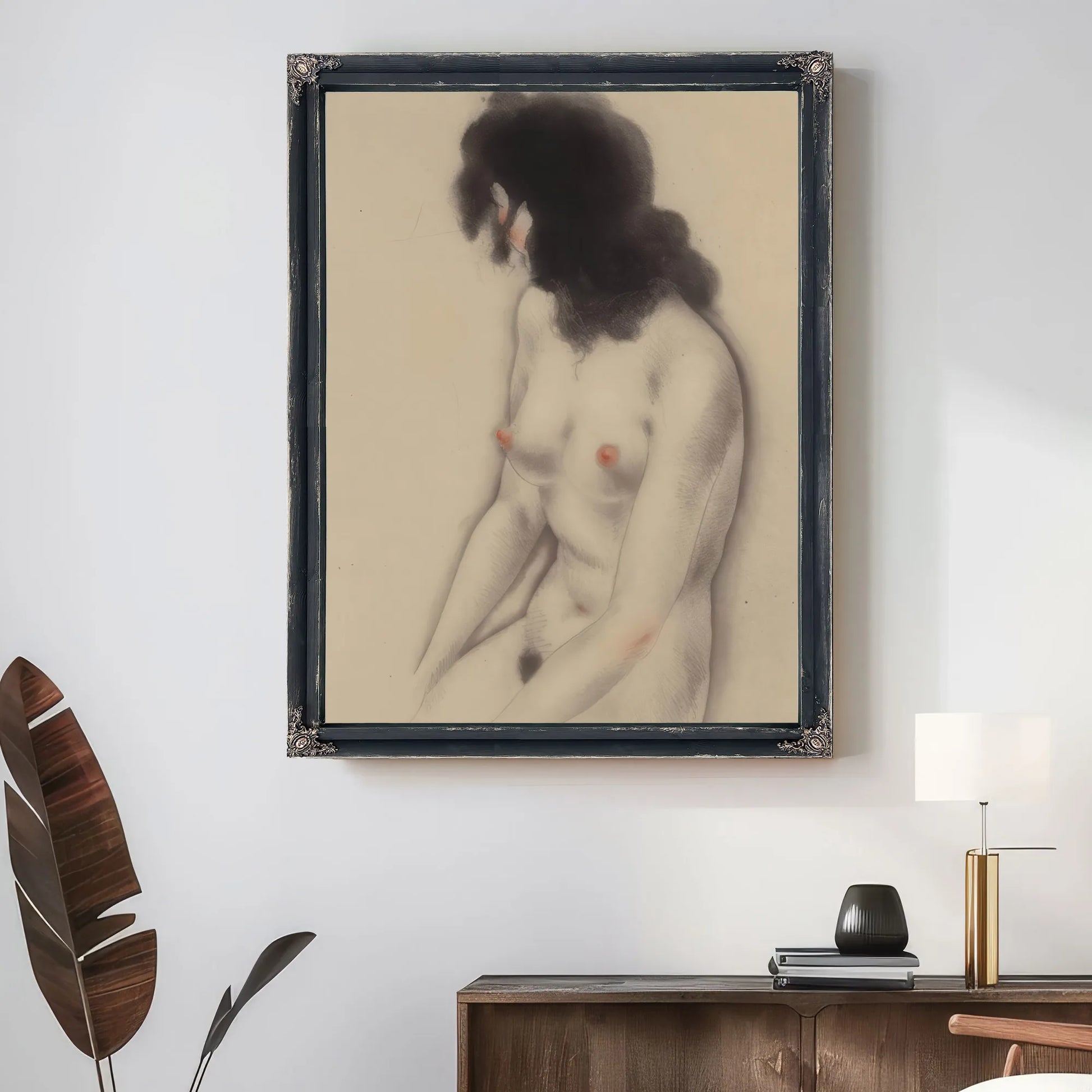 La Vie Des Seins Circa 1945 By Louis Icart Fine Art Print