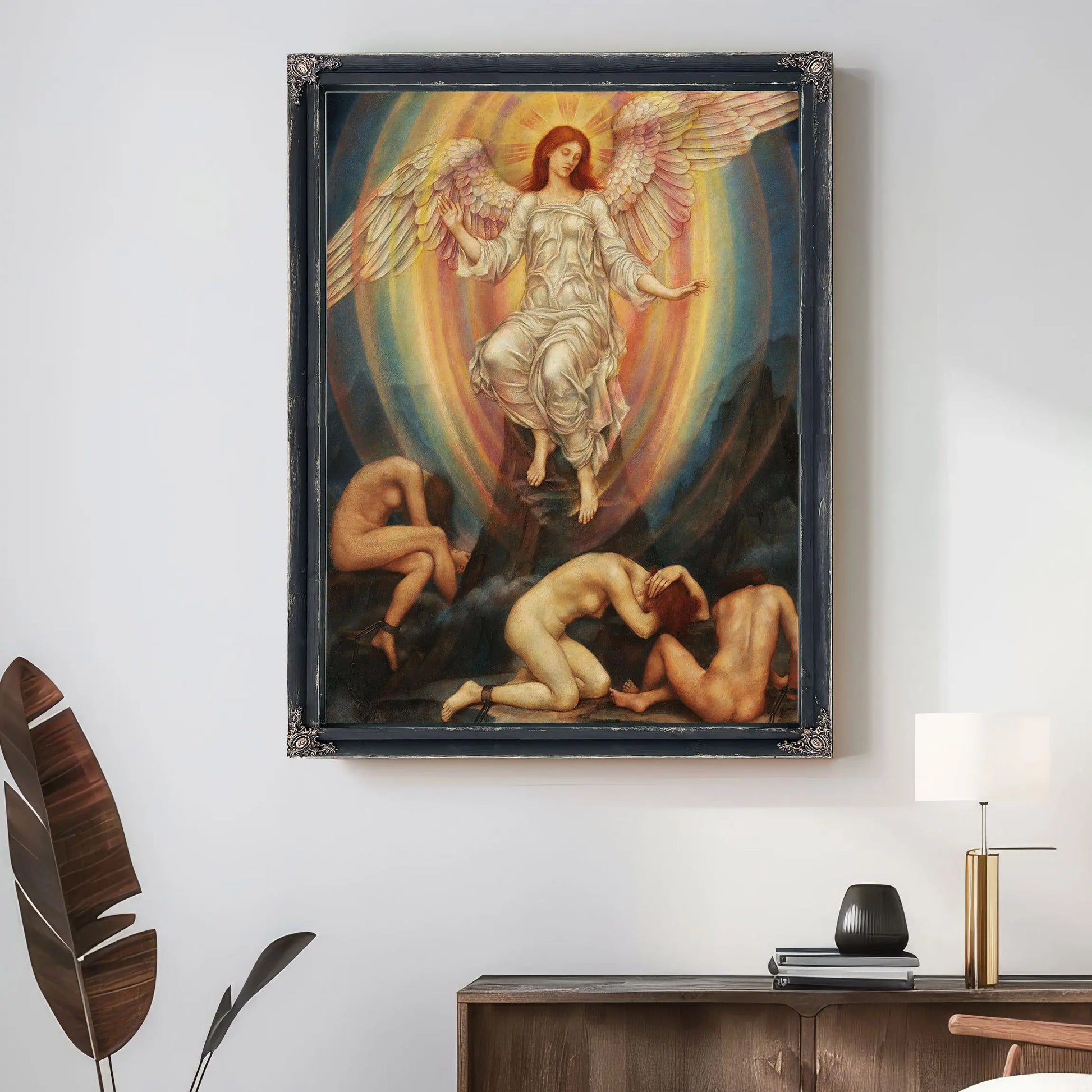 The Light Shineth In Darkness And The Darkness Comprehendreth It Not by Evelyn De Morgan