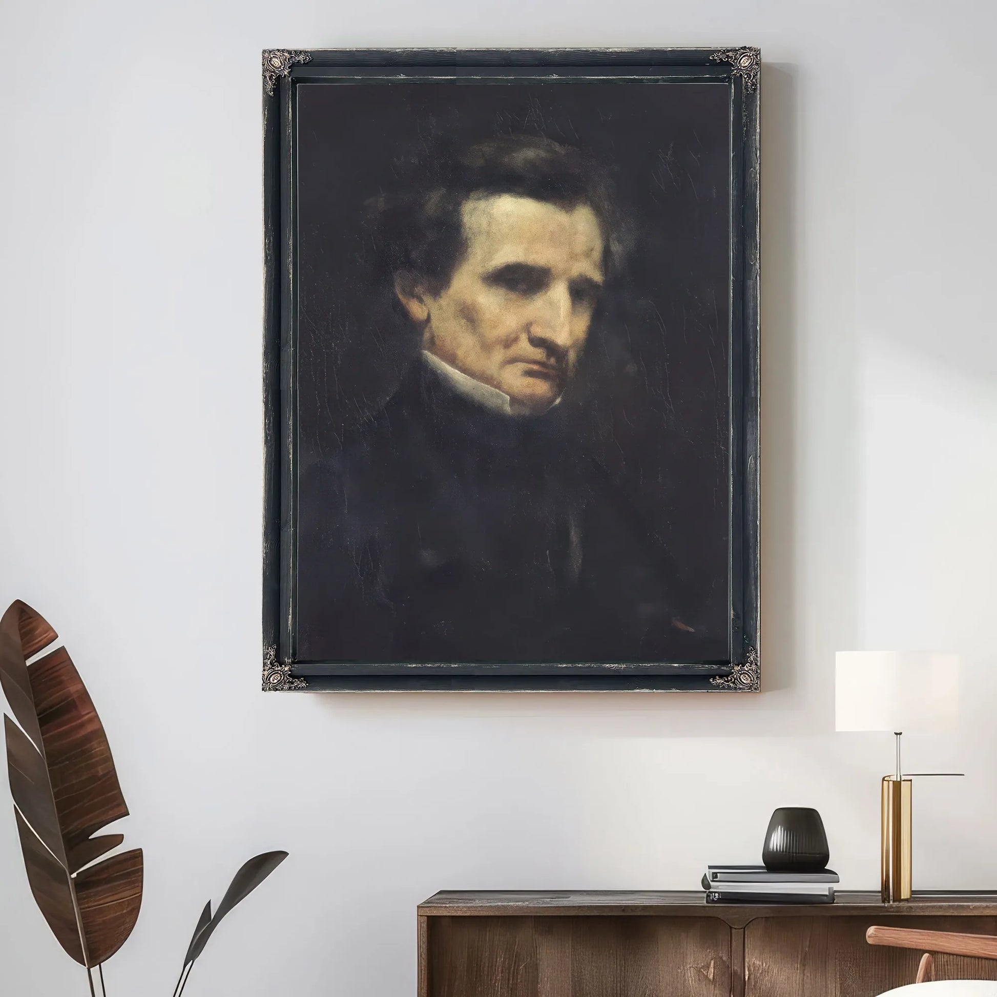 Hector Berlioz (1803 69) By Jean Desire Gustave Courbet Fine Art Print