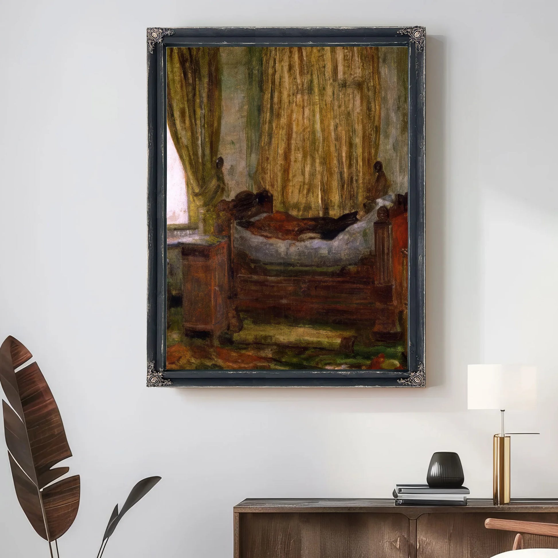 The Lady In Distress By James Ensor Fine Art Print