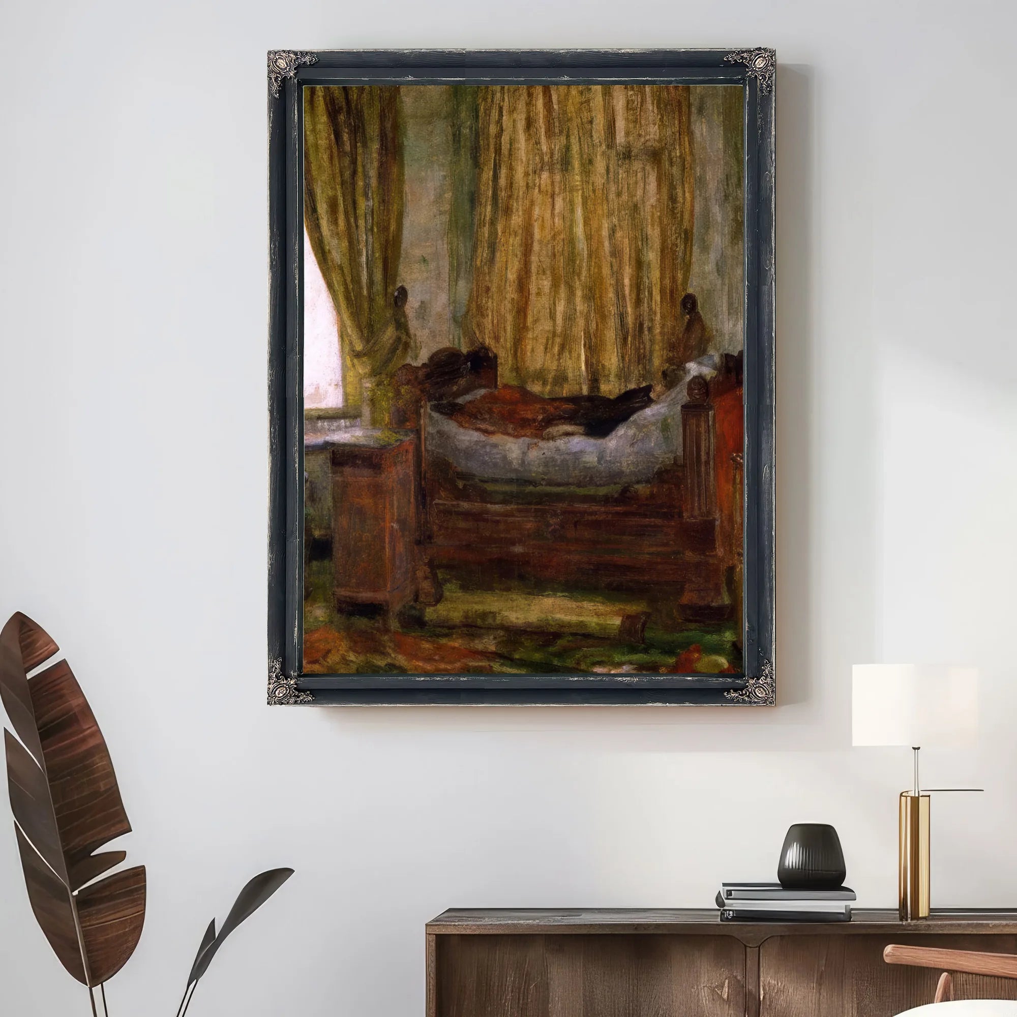 The Lady In Distress By James Ensor Fine Art Print