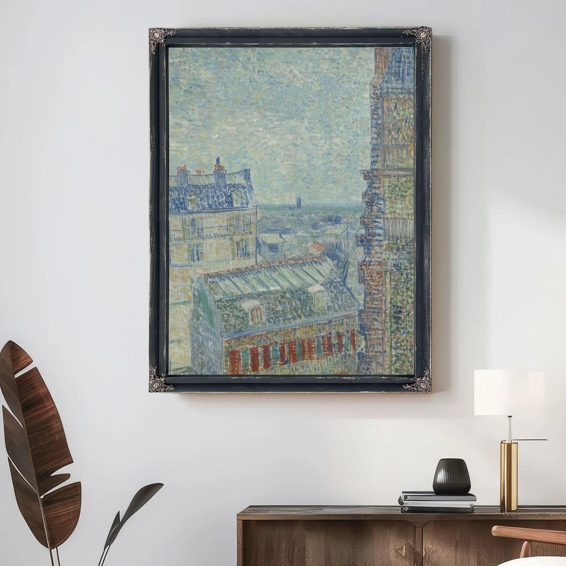 View From Theo's Apartment By Vincent Van Gogh Fine Art Print