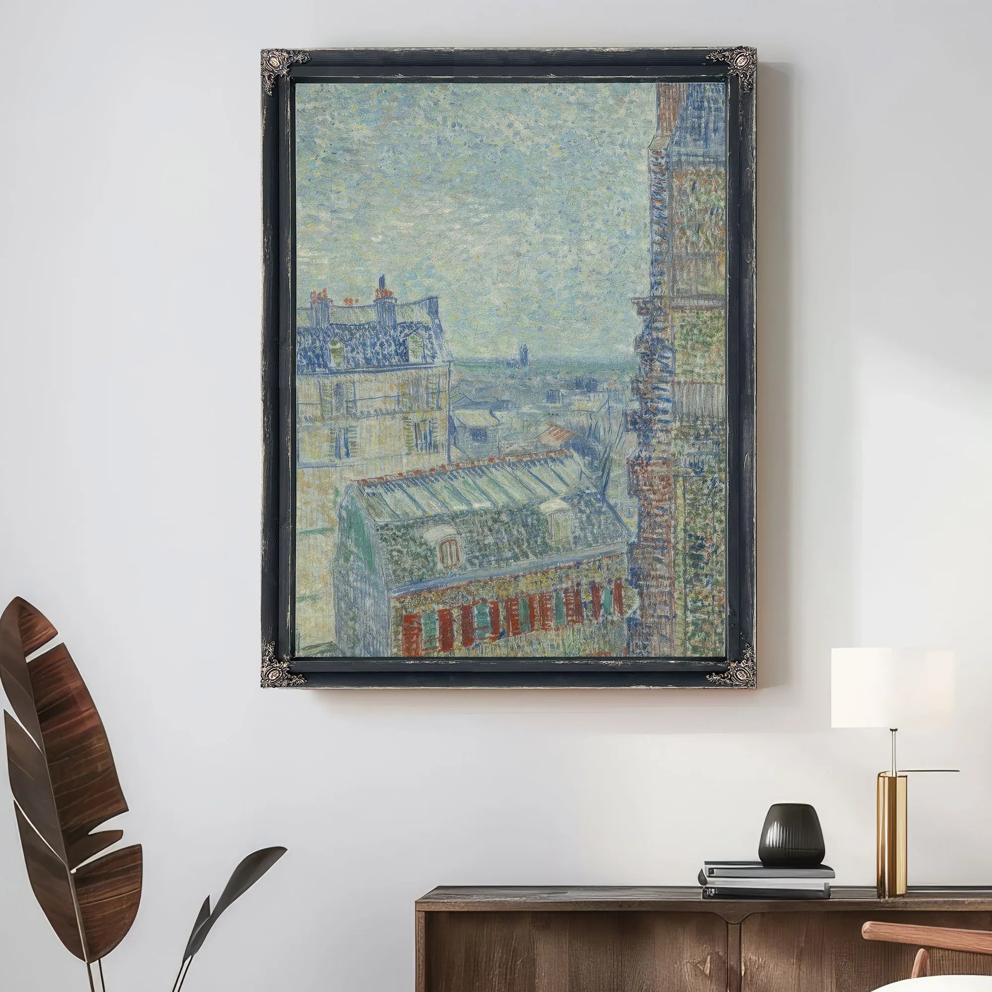 View From Theo's Apartment By Vincent Van Gogh Fine Art Print