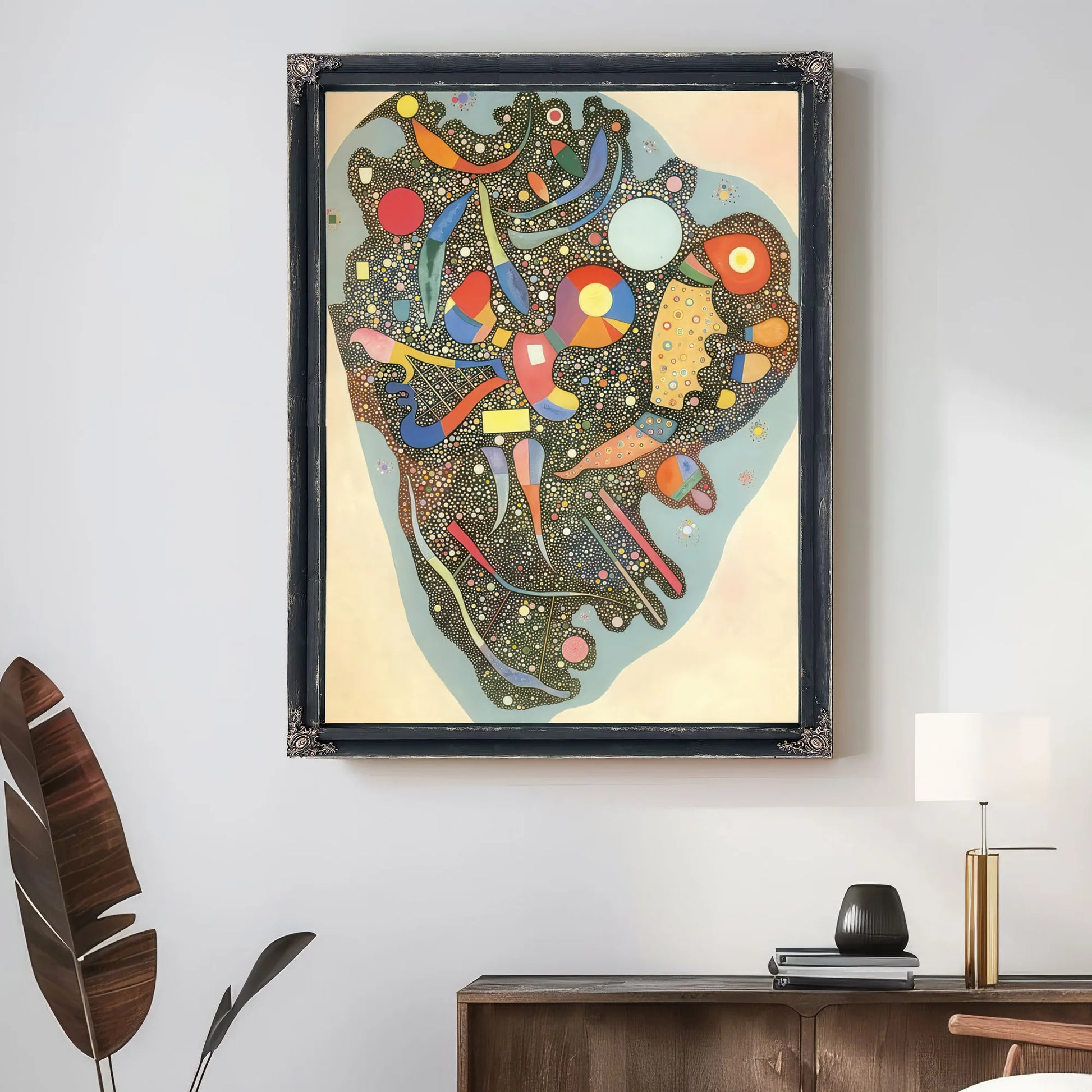 Colourful Ensemble By Wassily Kandinsky Fine Art Print