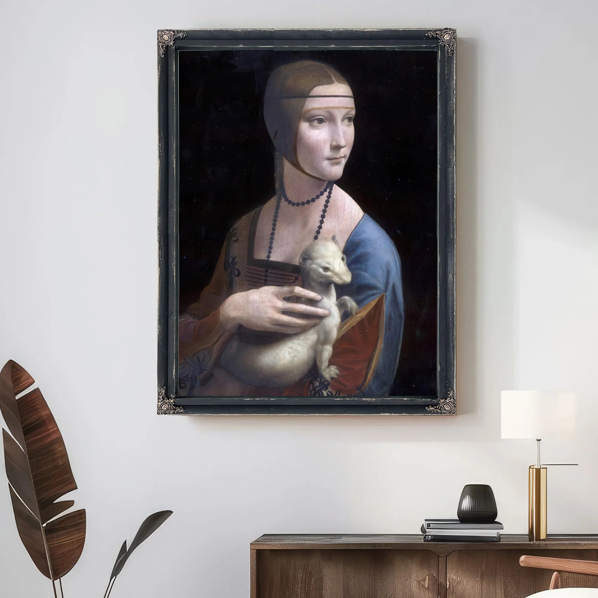 Portrait Of Cecilia Gallerani (Lady With The Ermine) By Leonardo Da Vinci Fine Art Print