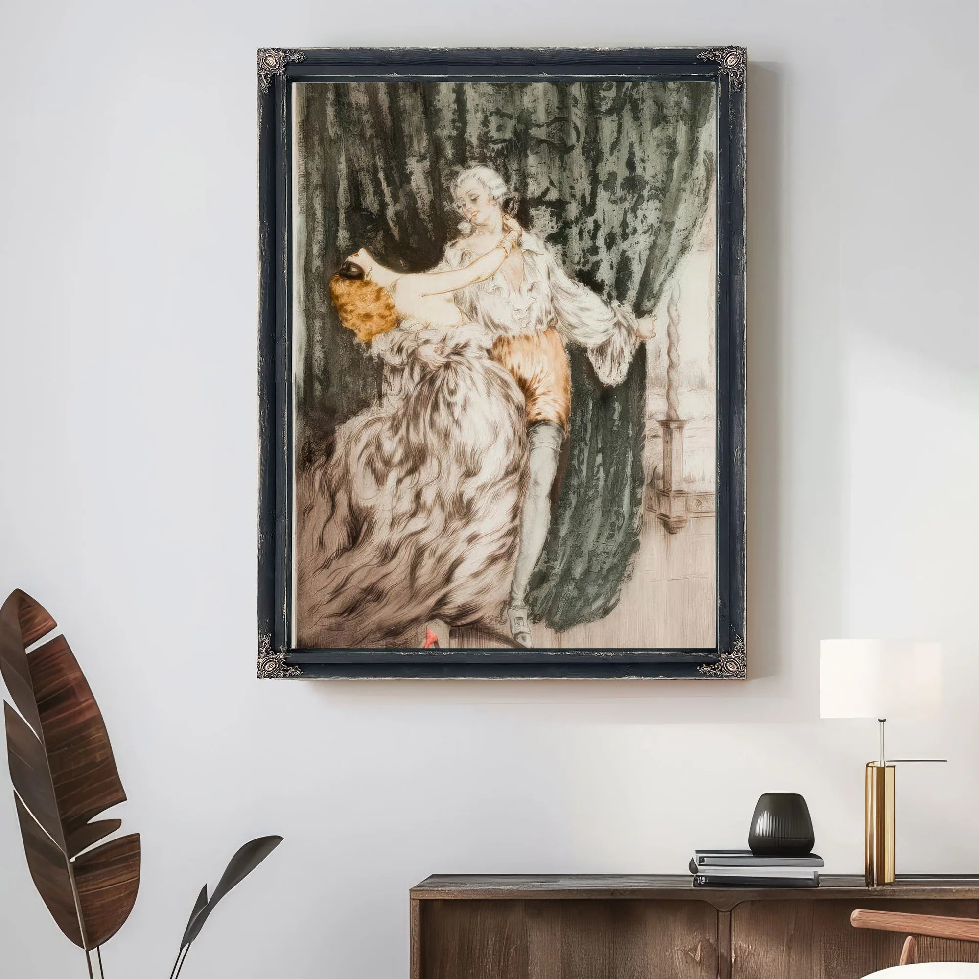Masquerade 1928 By Louis Icart Fine Art Print
