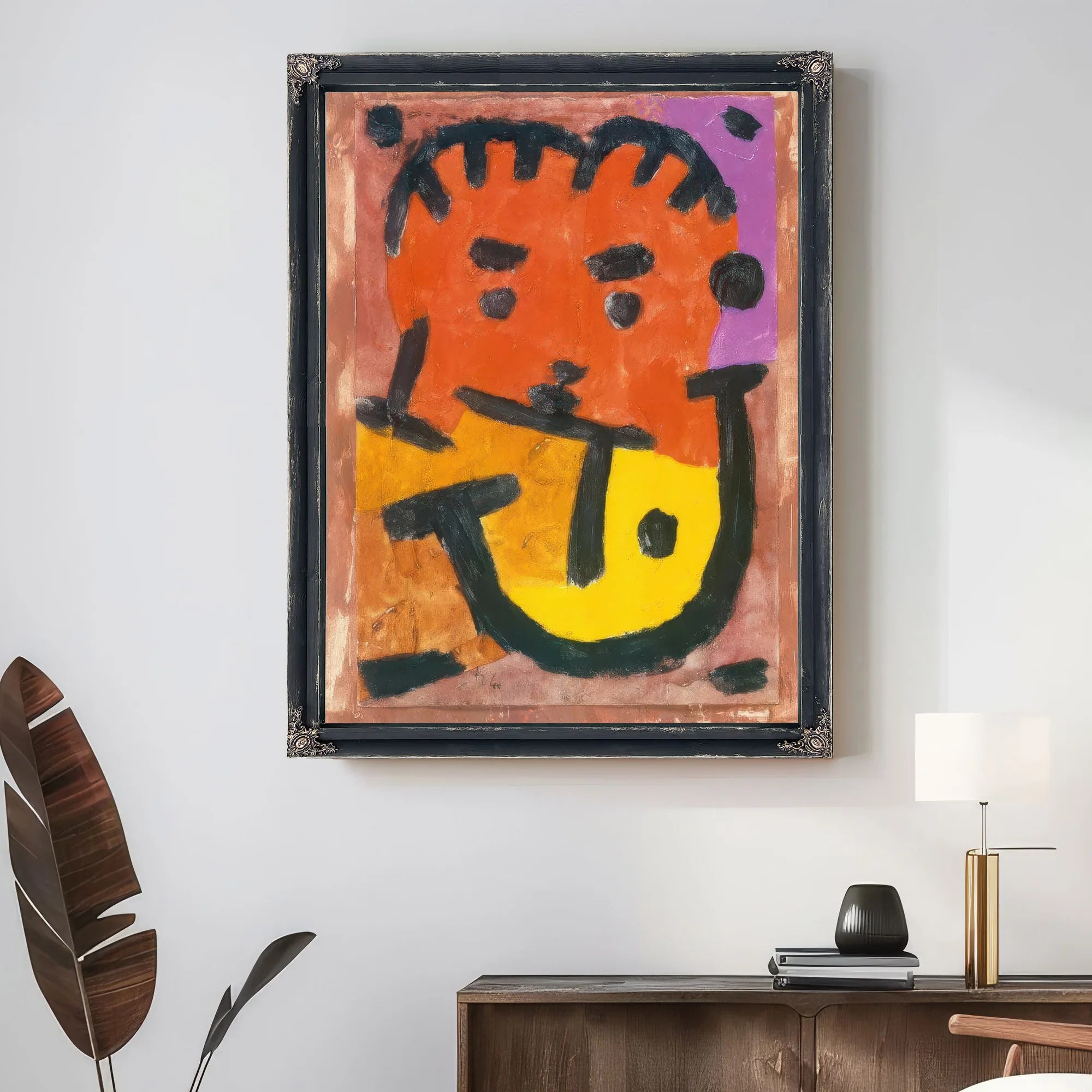 Musician 1937 T 17 (197) By Paul Klee Fine Art Print