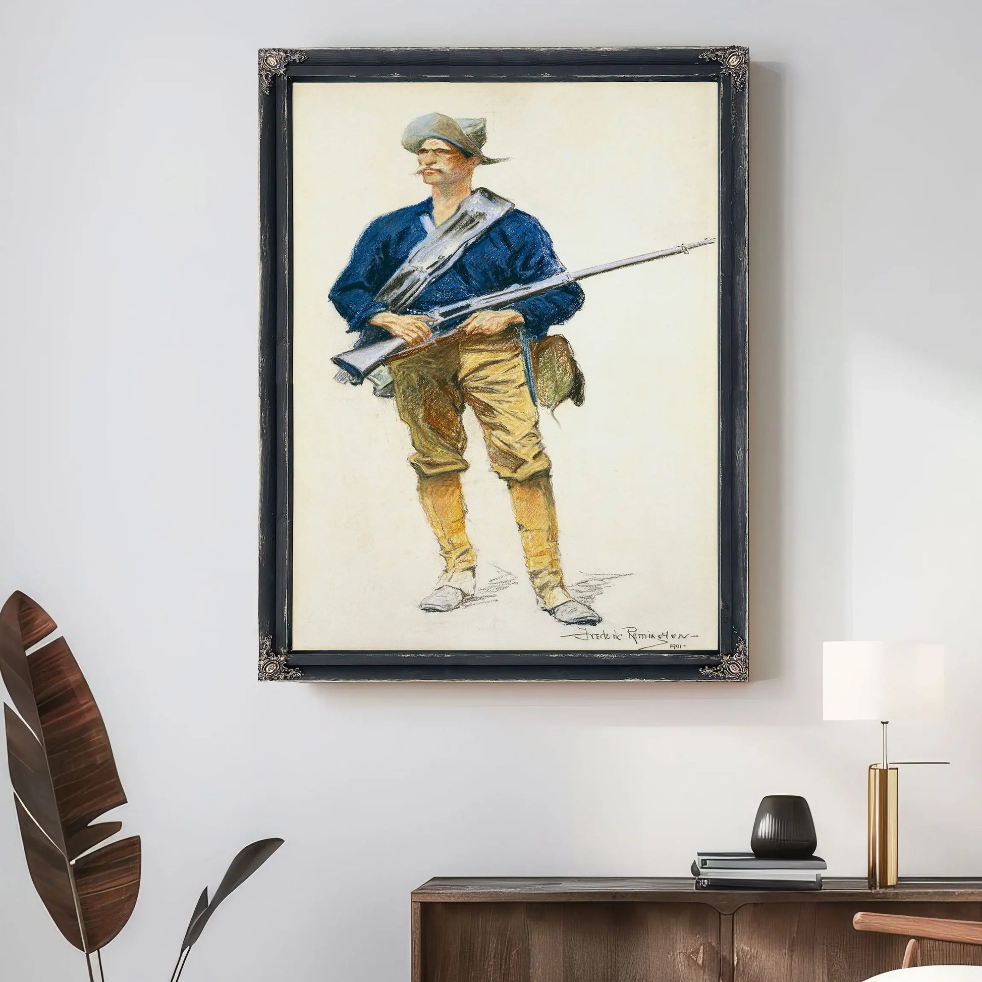 The Infantry Soldier by Frederic Remington