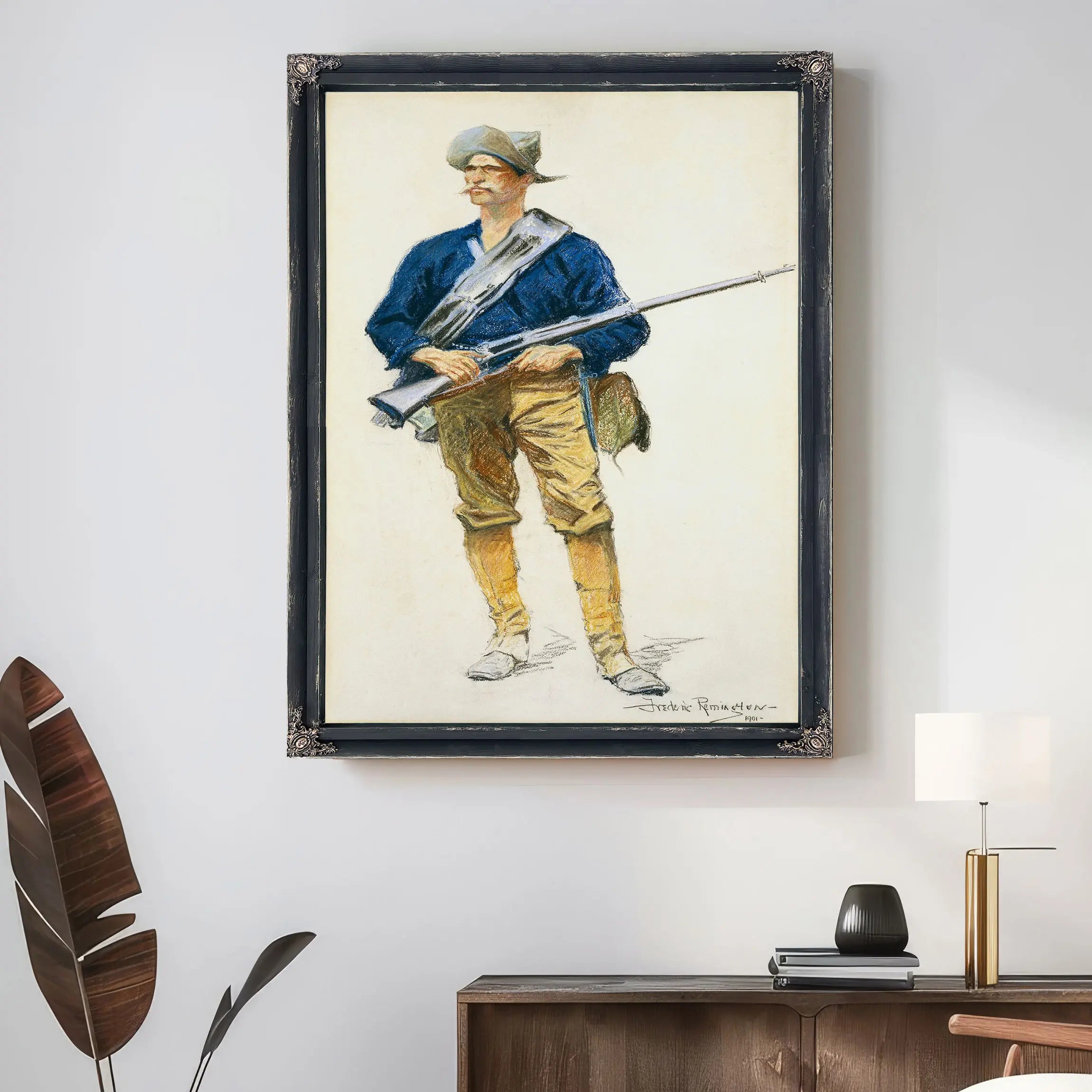 The Infantry Soldier by Frederic Remington