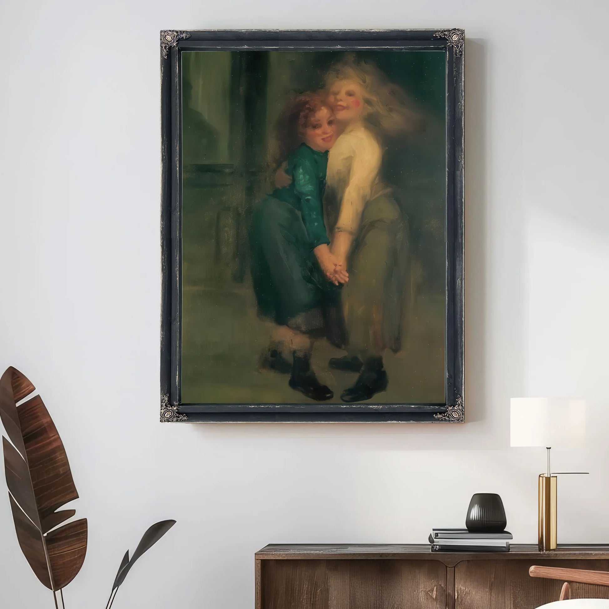 The Spielers By George Luks Fine Art Print