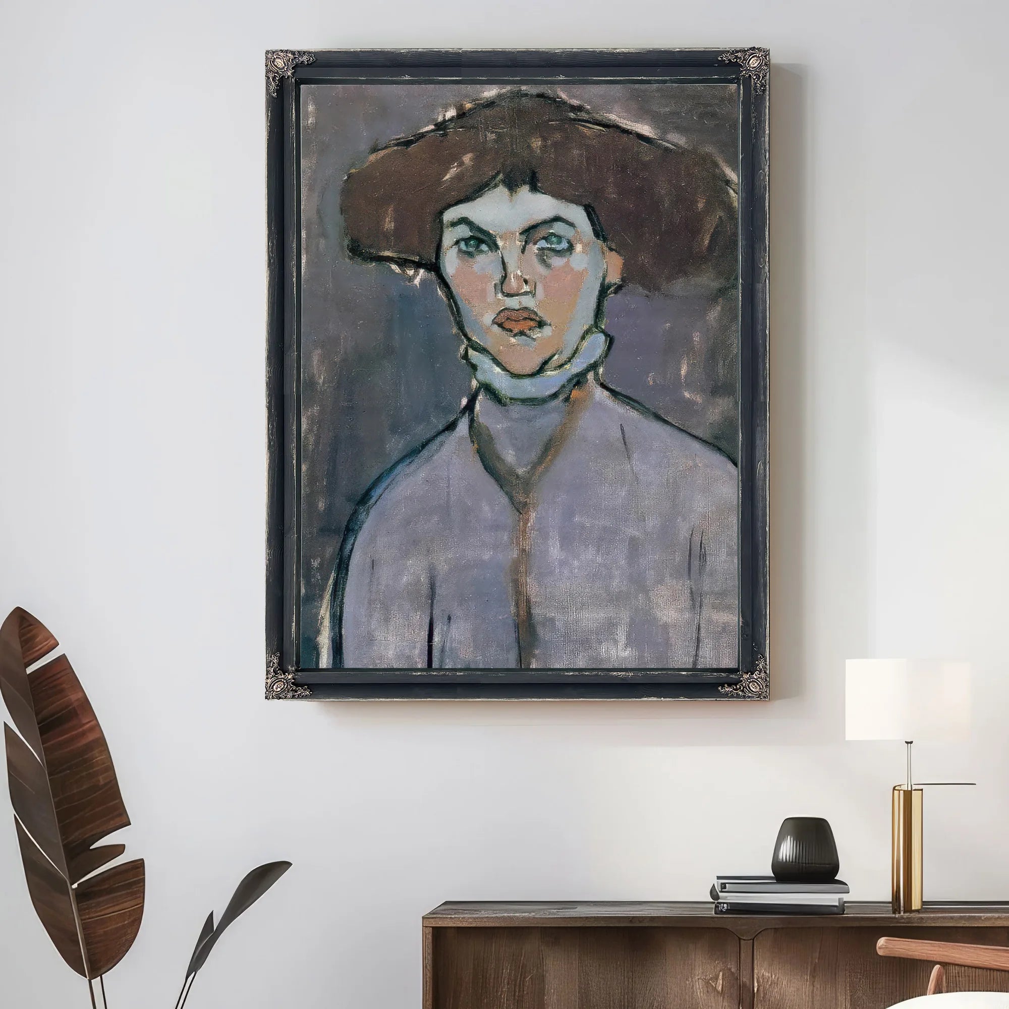 Head Of Young Women 1908 By Amedeo Modigliani Fine Art Print