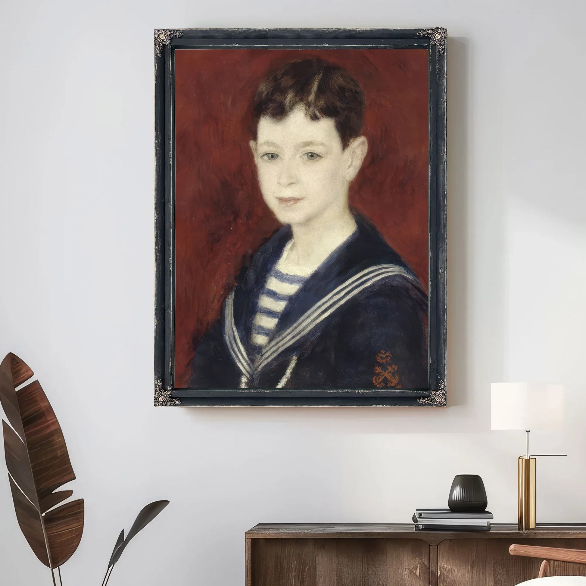 Fernand Halphen As A Boy By Pierre Auguste Renoir Fine Art Print