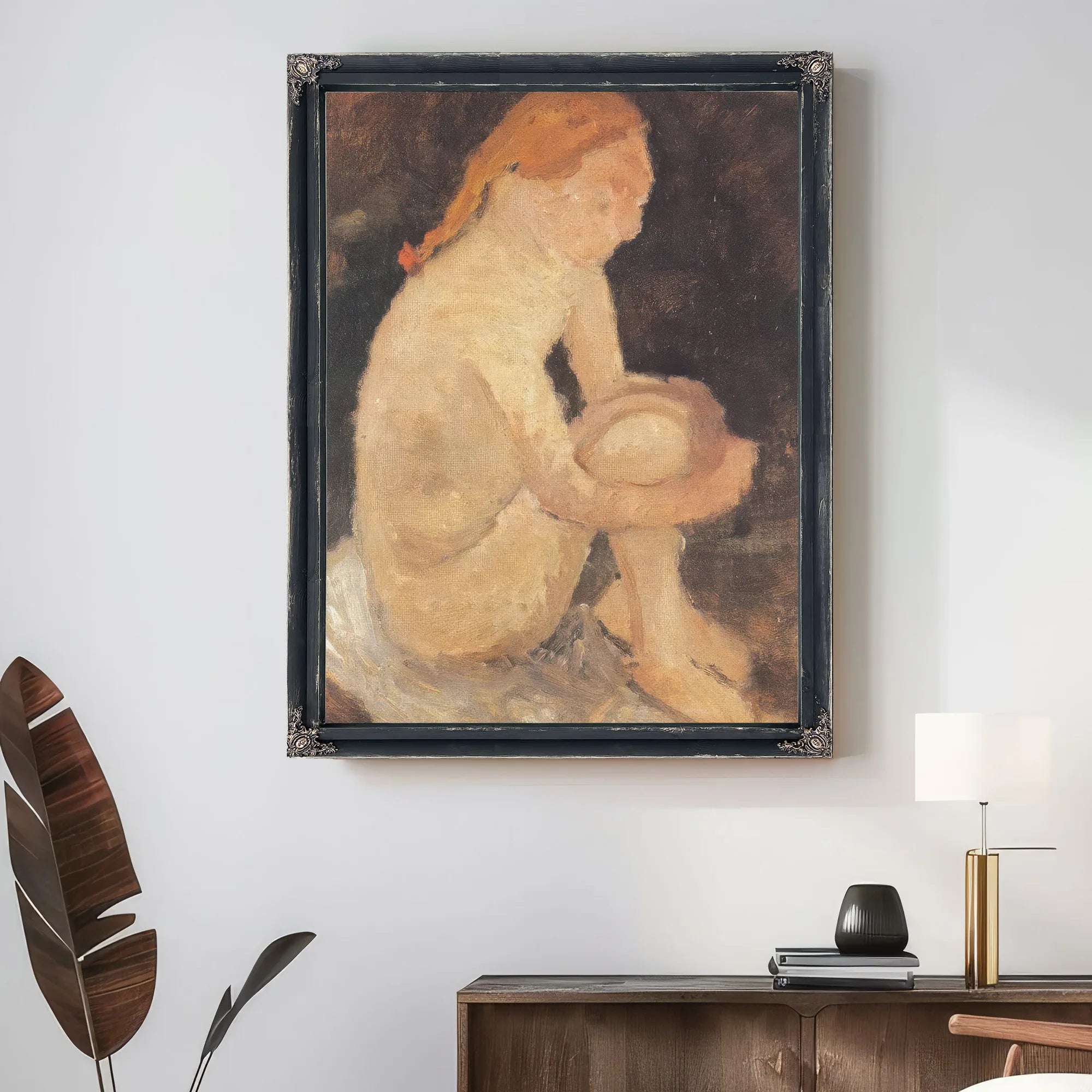 Seated Girl By Paula Modersohn Becker Fine Art Print