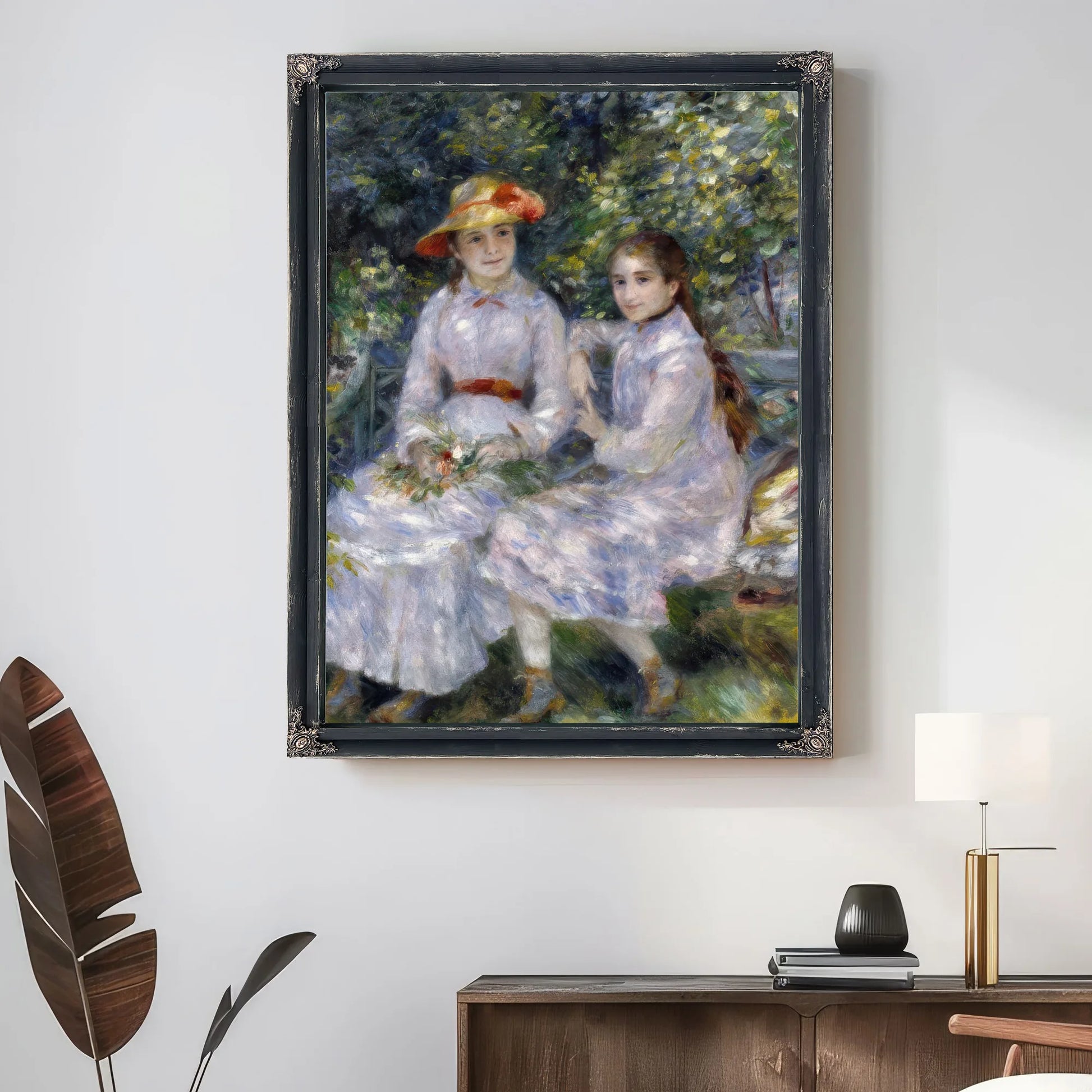 The Daughters Of Durand Ruel By Pierre Auguste Renoir Fine Art Print