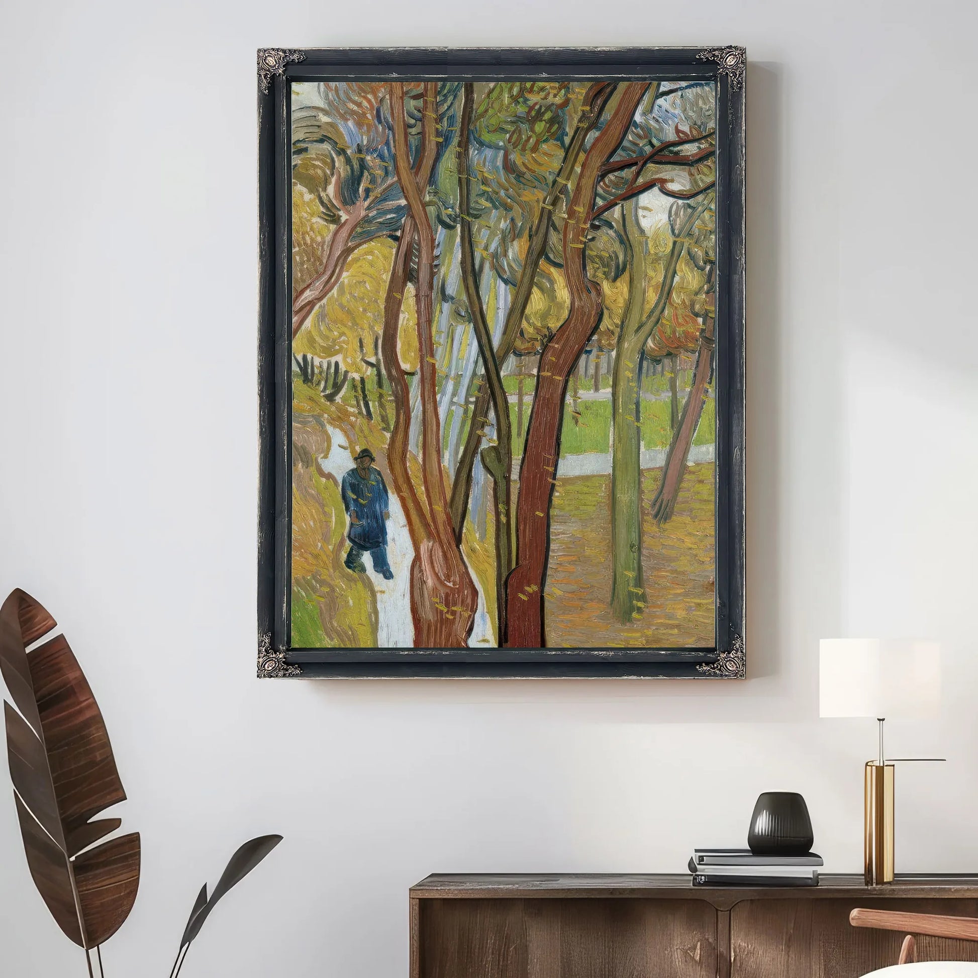 The Garden Of Saint Paul's Hospital ('The Fall Of The Leaves') By Vincent Van Gogh Fine Art Print