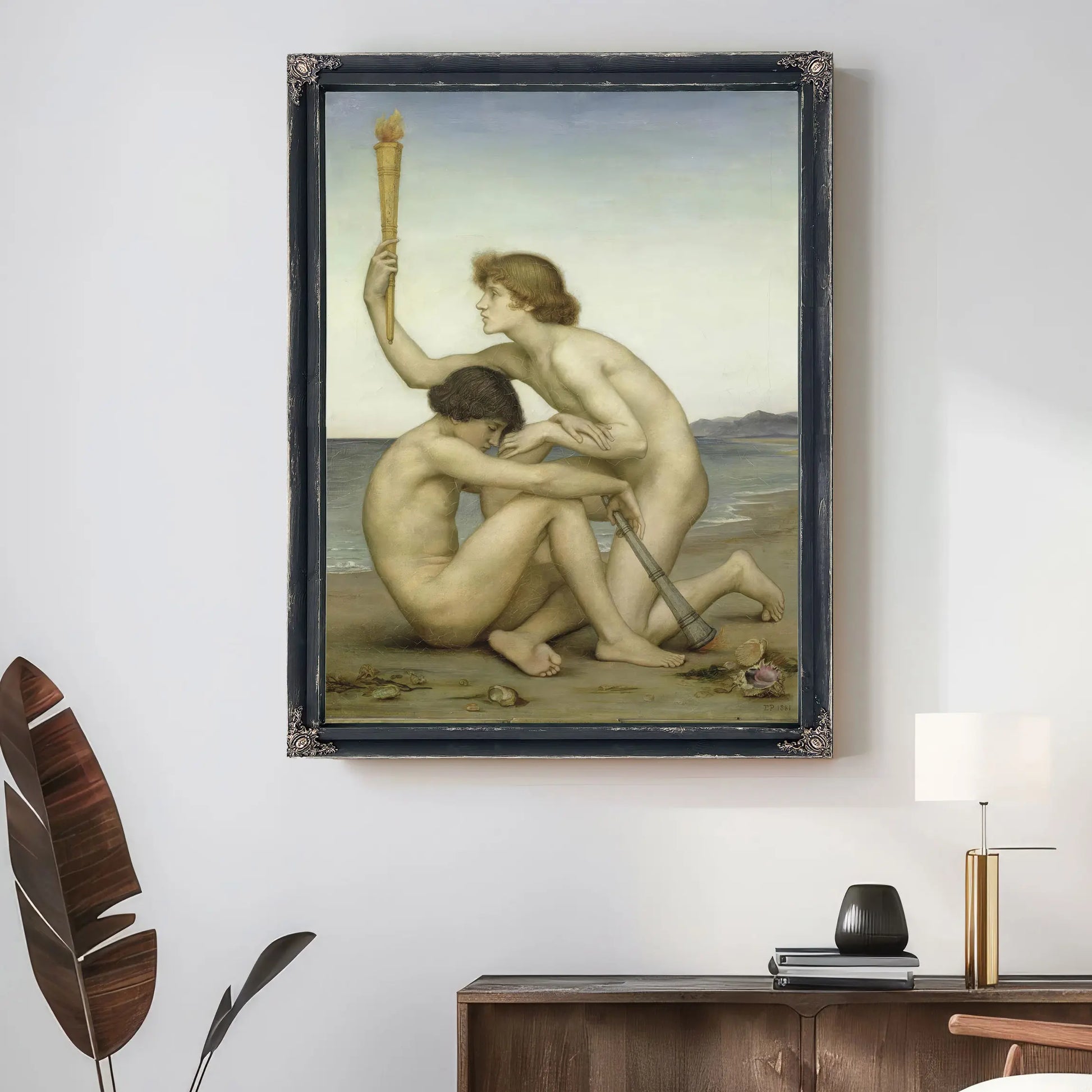 Phosphorus And Hesperus (1881) by Evelyn De Morgan