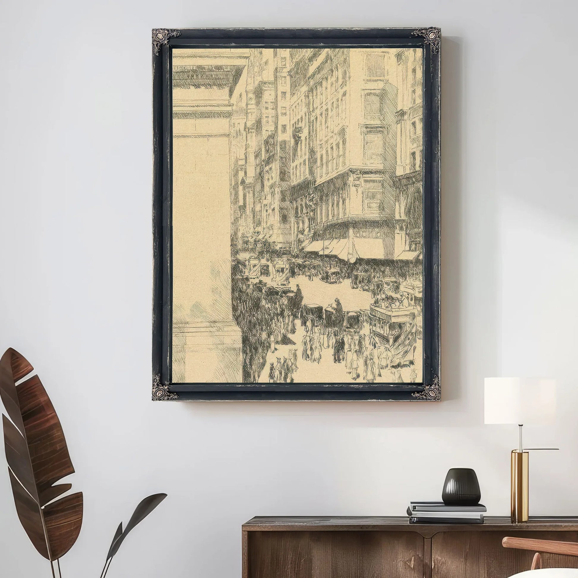 Fifth Avenue, Noon (Clayton & Cortissoz 77) By Childe Hassam Fine Art Print