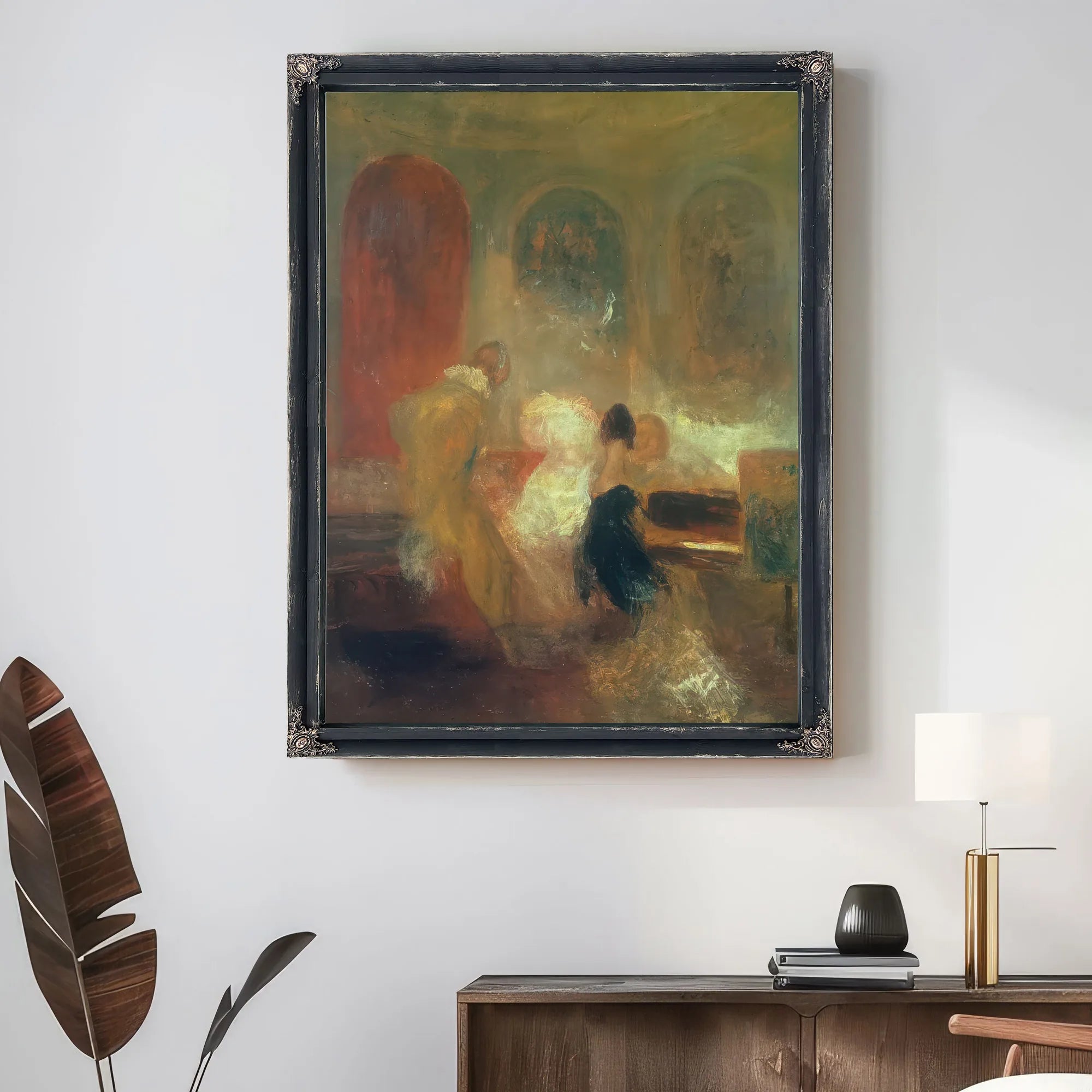 Music Party East Cowes Castle By Jwm Turner Fine Art Print