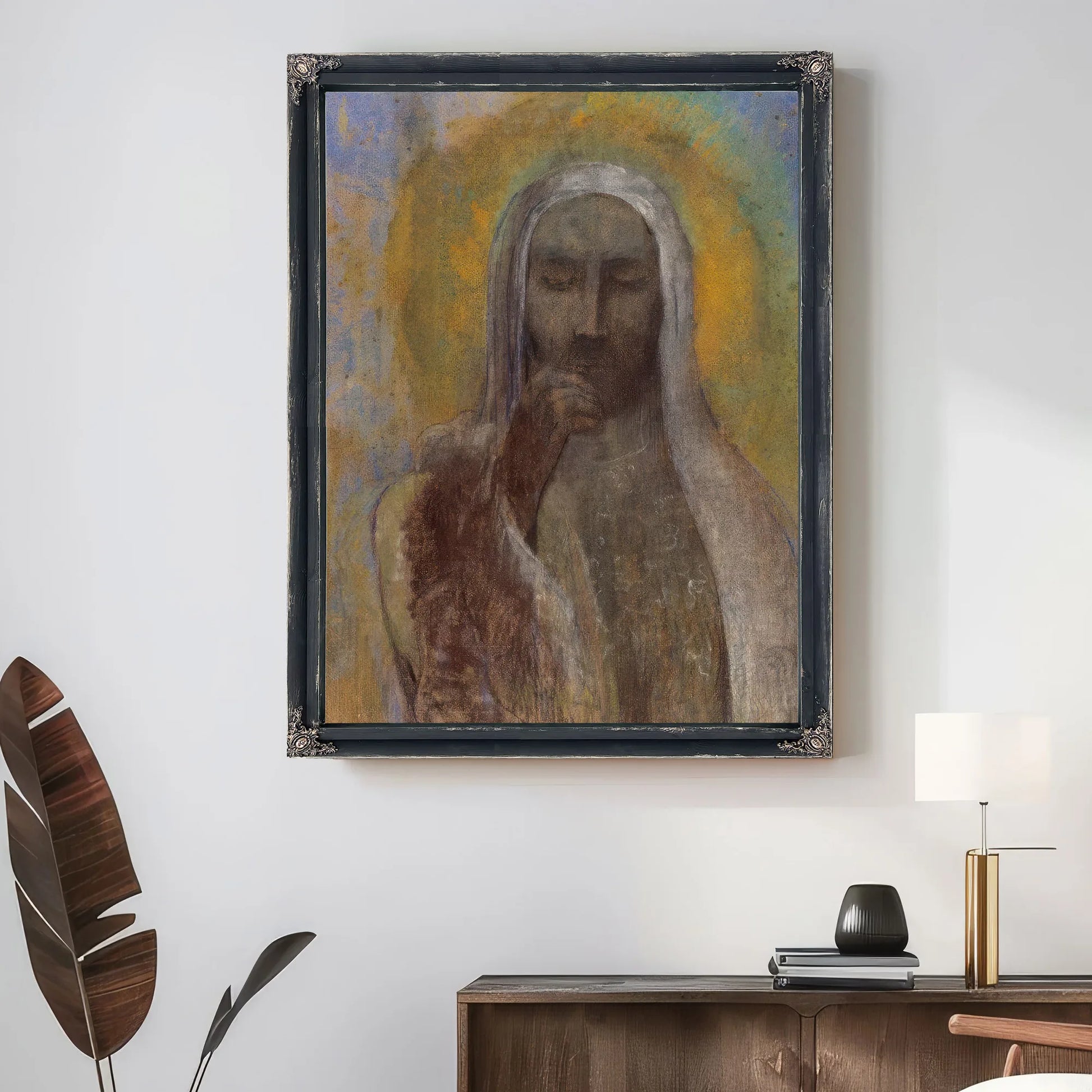 Christ In Silence 1897 By Odilon Redon Fine Art Print