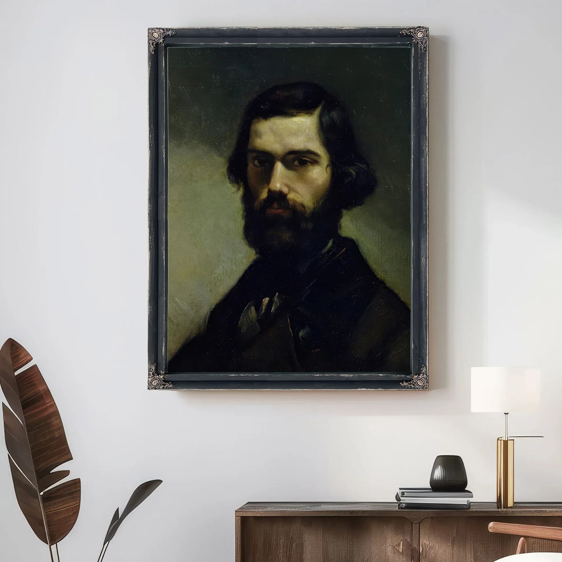 Portrait Of Jules Valles By Jean Desire Gustave Courbet Fine Art Print