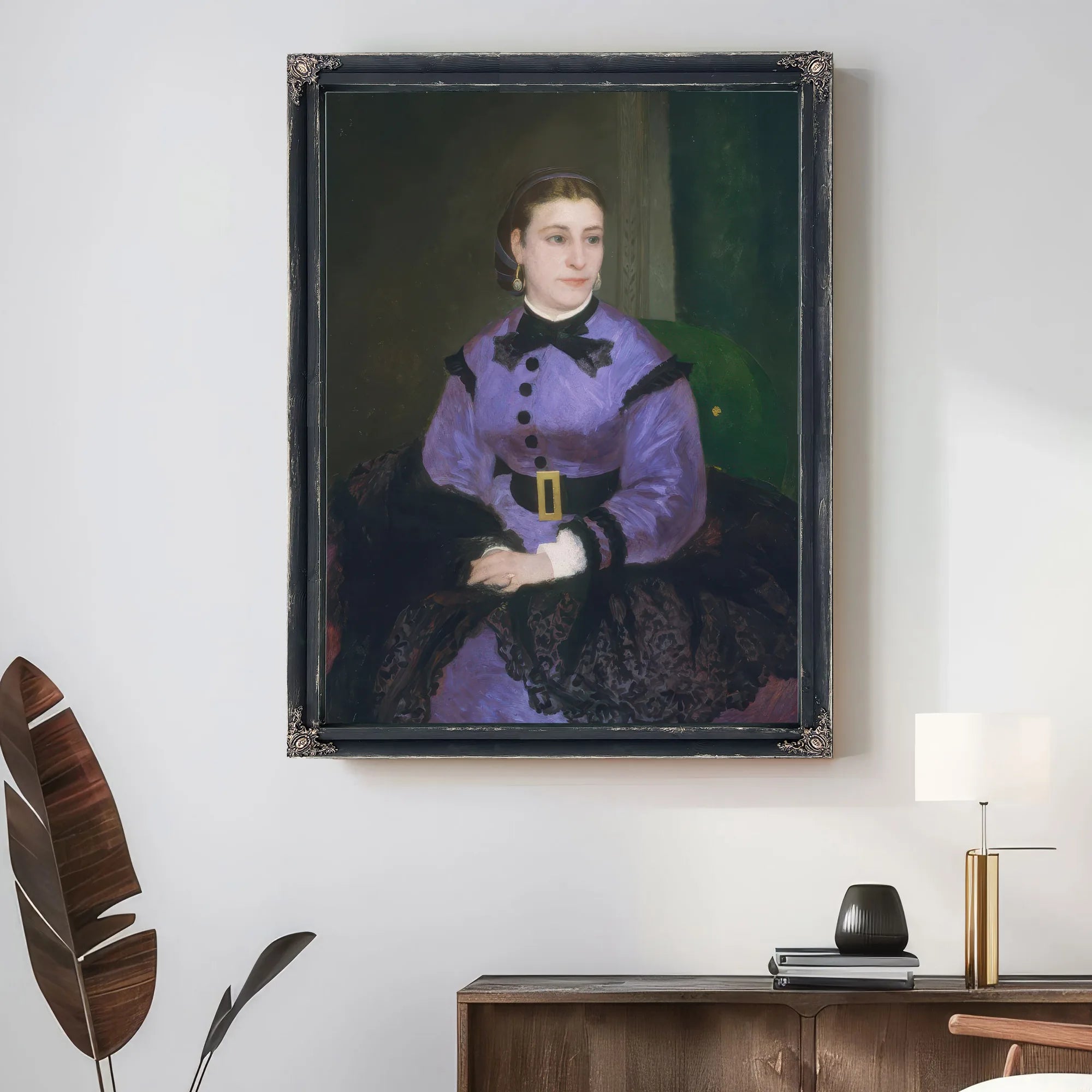 Mademoiselle Sicot By Pierre Auguste Renoir Fine Art Print