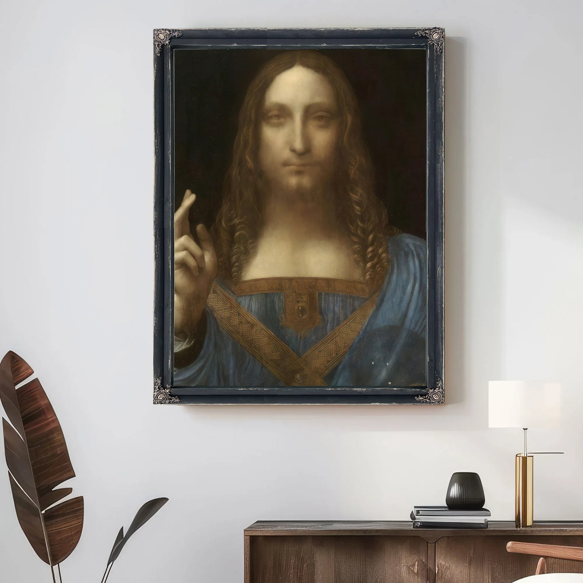 Salvator Mundi By Leonardo Da Vinci Fine Art Print