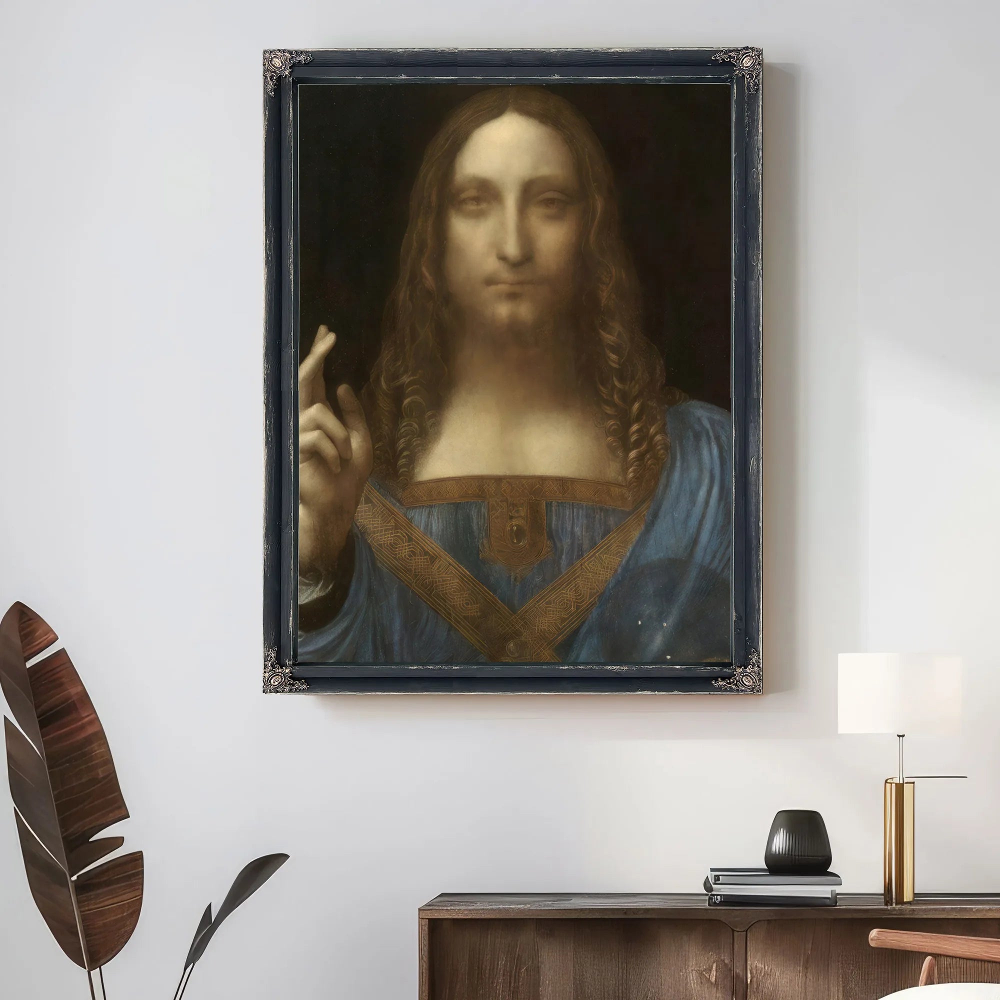 Salvator Mundi By Leonardo Da Vinci Fine Art Print