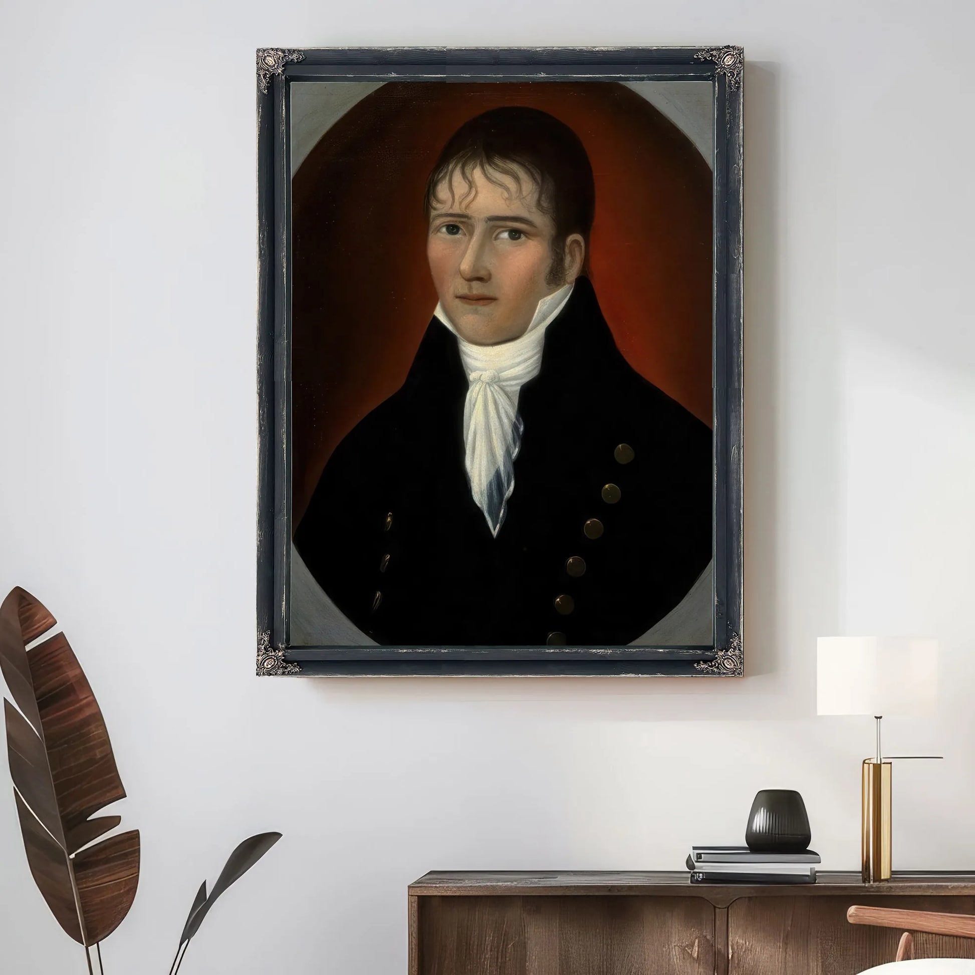 Sea Captain John Murphy 1810 By Joshua Johnson Fine Art Print