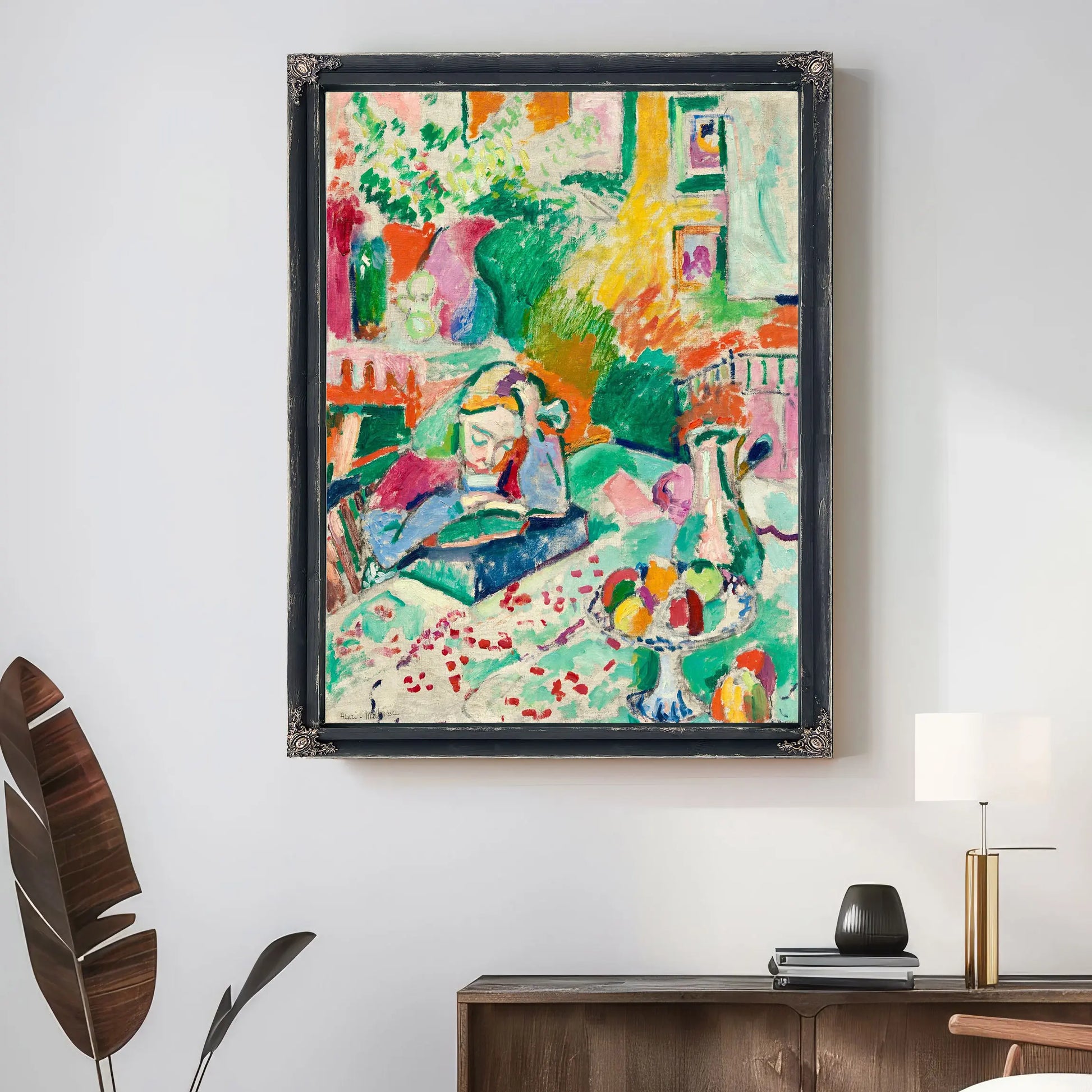 Interior With A Young Girl (Girl Reading) by Henri Matisse