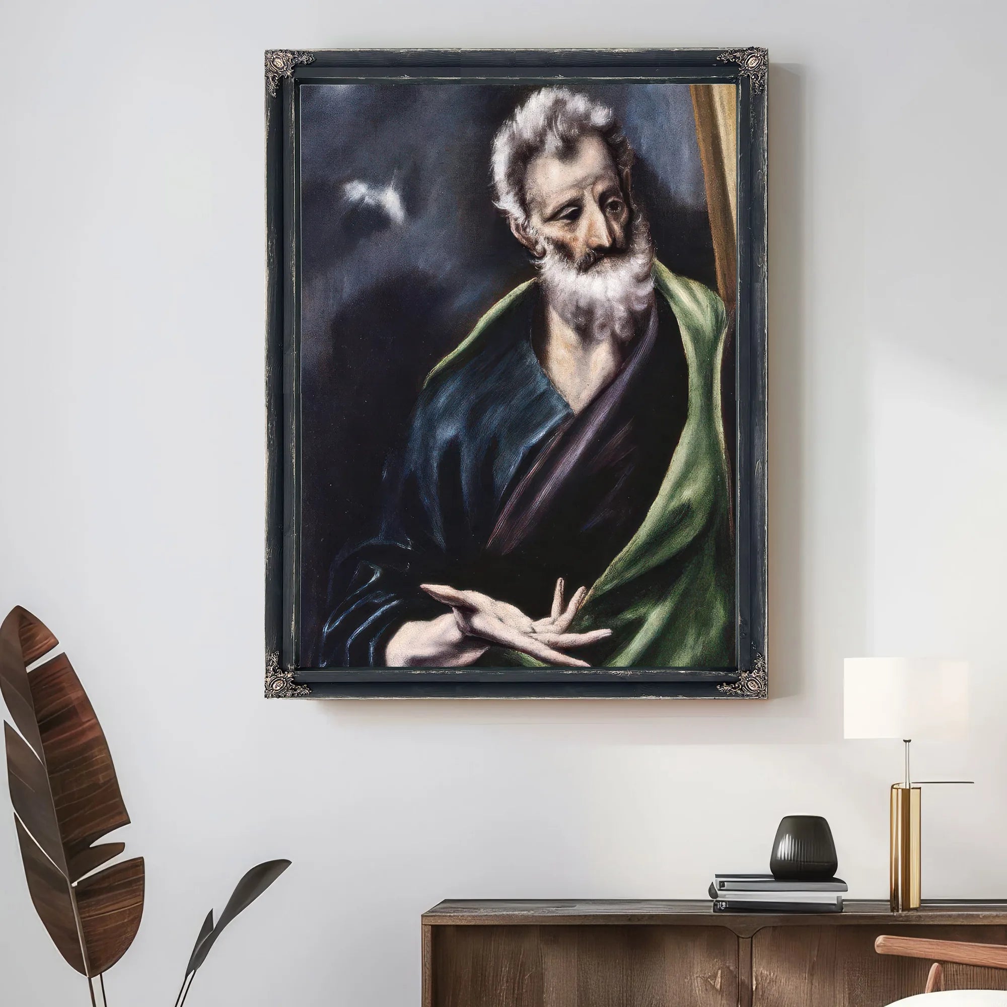 Detail Of Saint Andrew By El Greco Fine Art Print