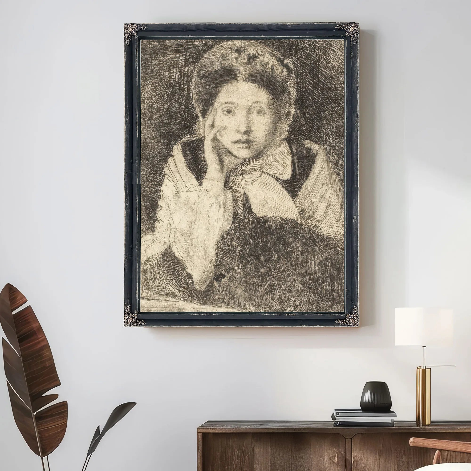 Marguerite De Gas, The Artist's Sister (Marguerite De Gas, Soeur De L'artiste) By Edgar Degas Fine Art Print