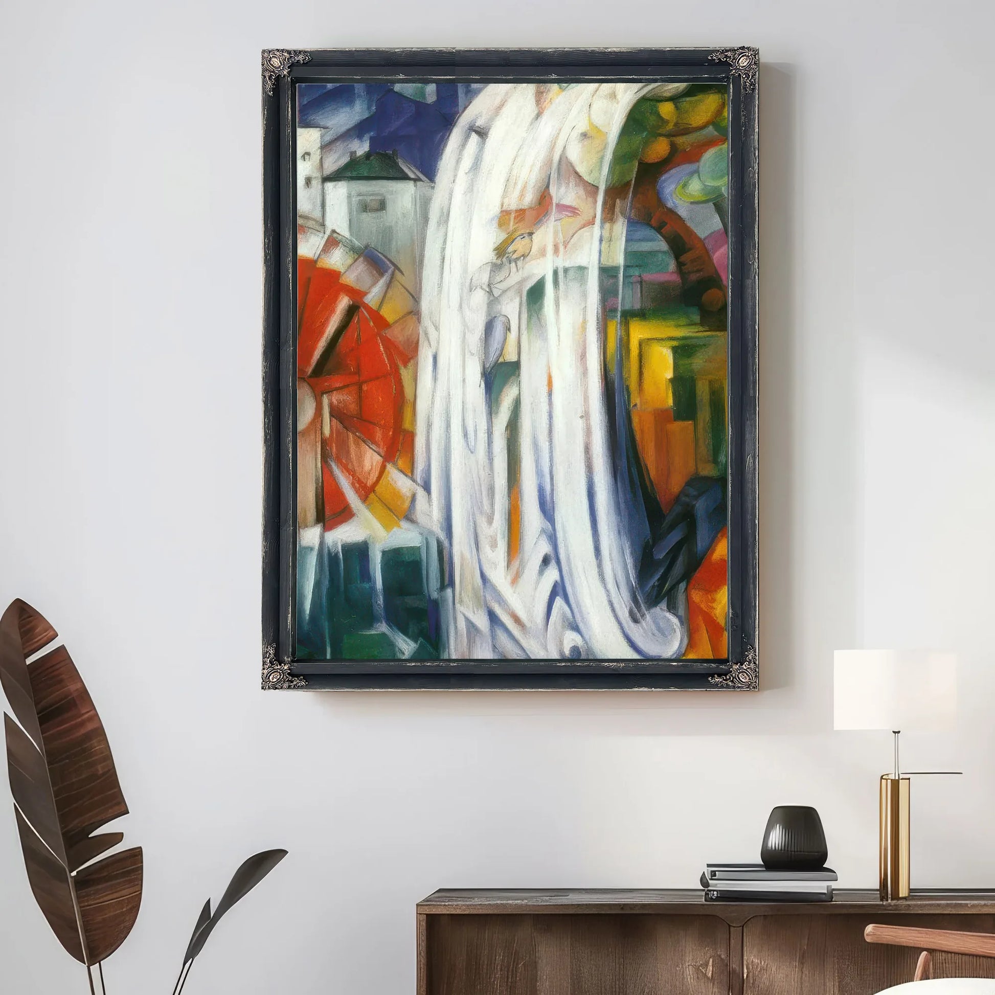 The Bewitched Mill By Franz Marc Fine Art Print