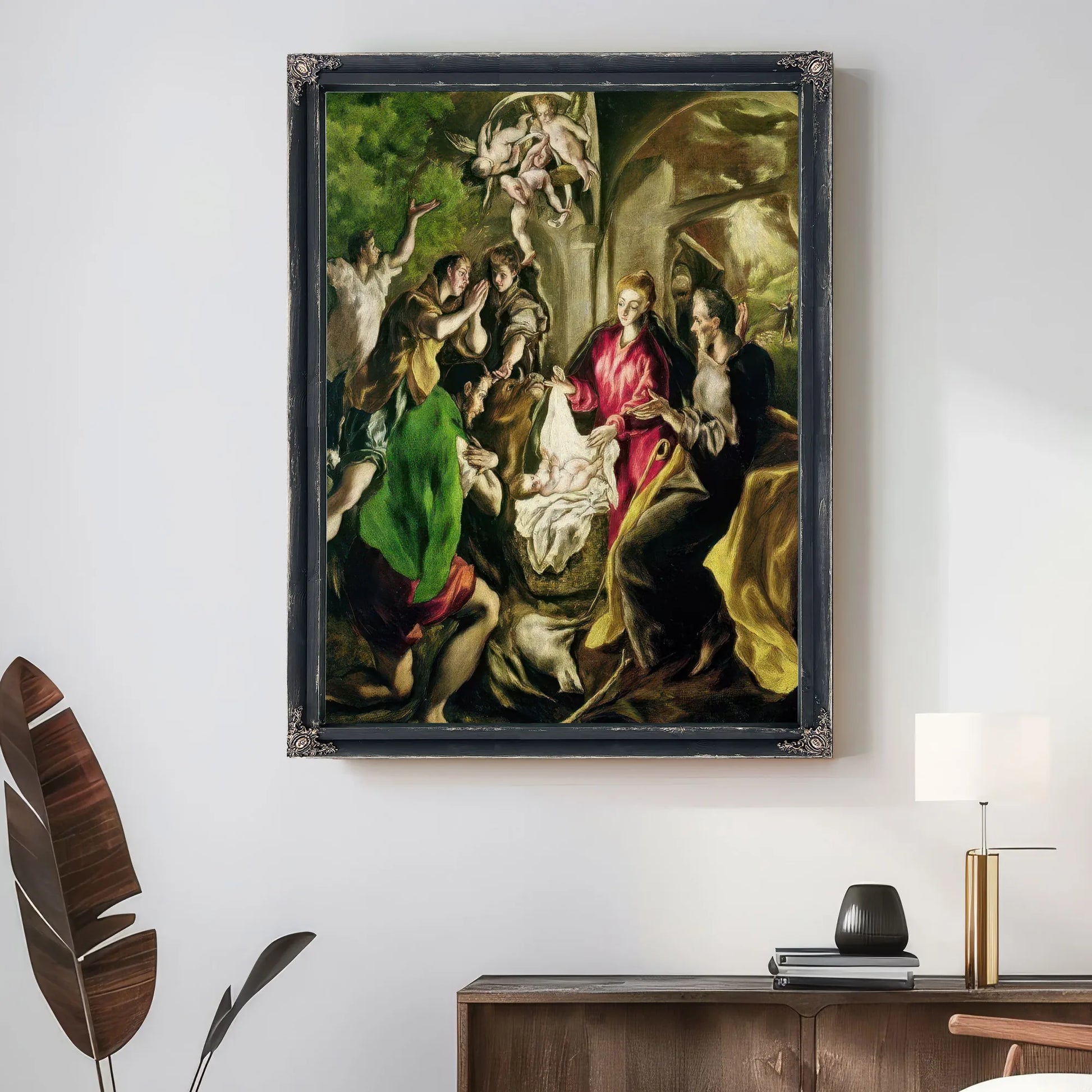Adoration Of The Shepherds 2 By El Greco Fine Art Print
