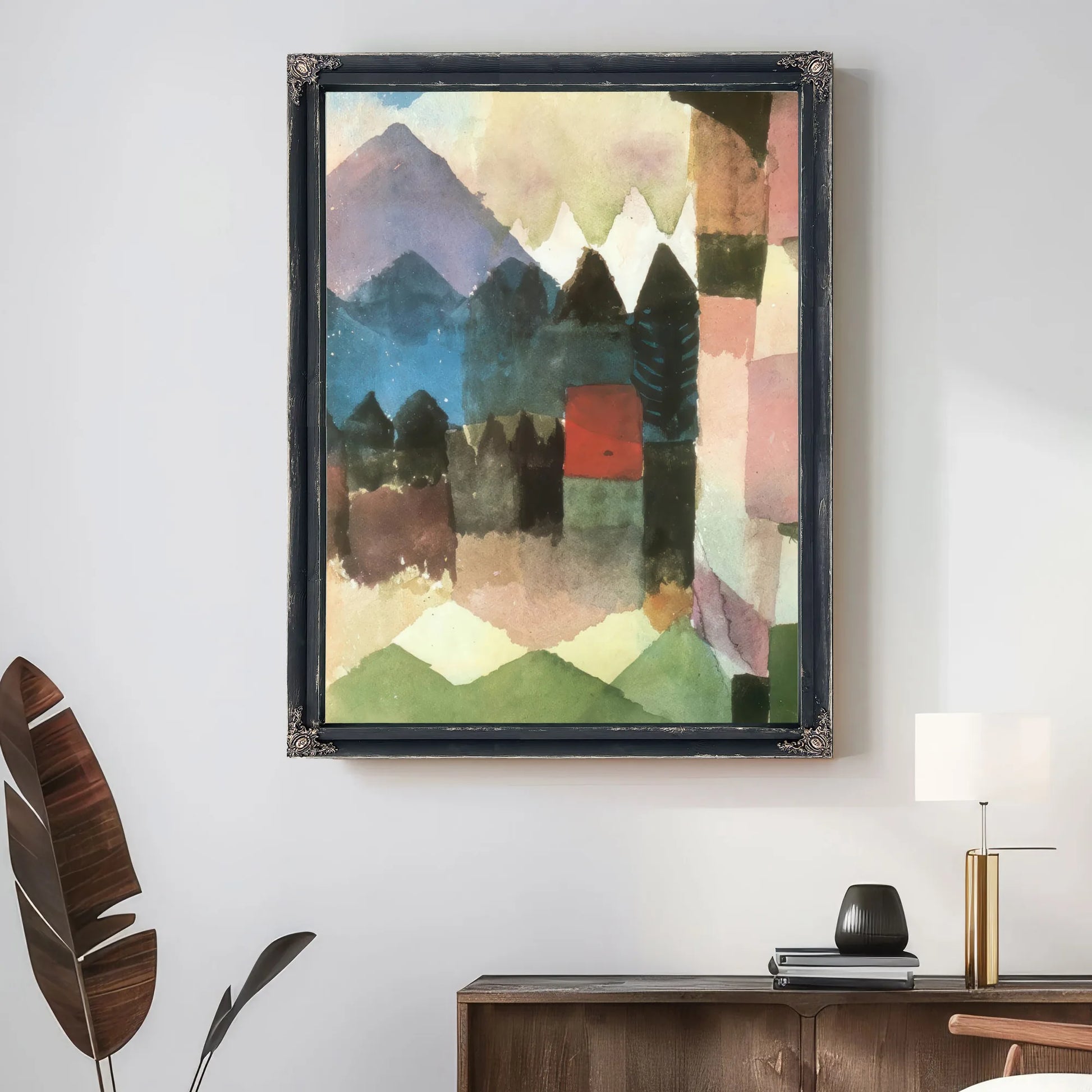 Fohn Wind In Franz Marc's Garden 1915 102 By Paul Klee Fine Art Print