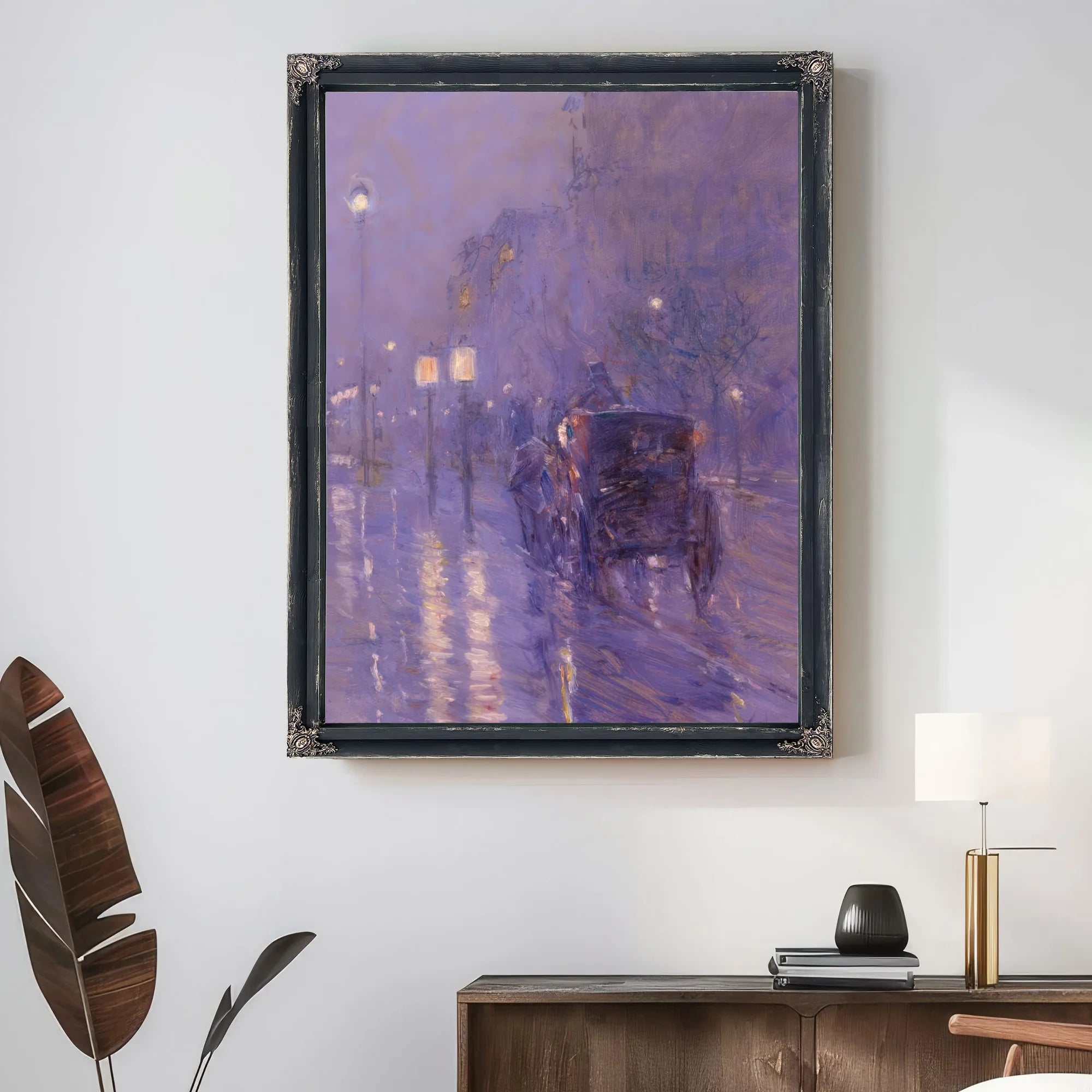 Rainy Midnight By Childe Hassam Fine Art Print