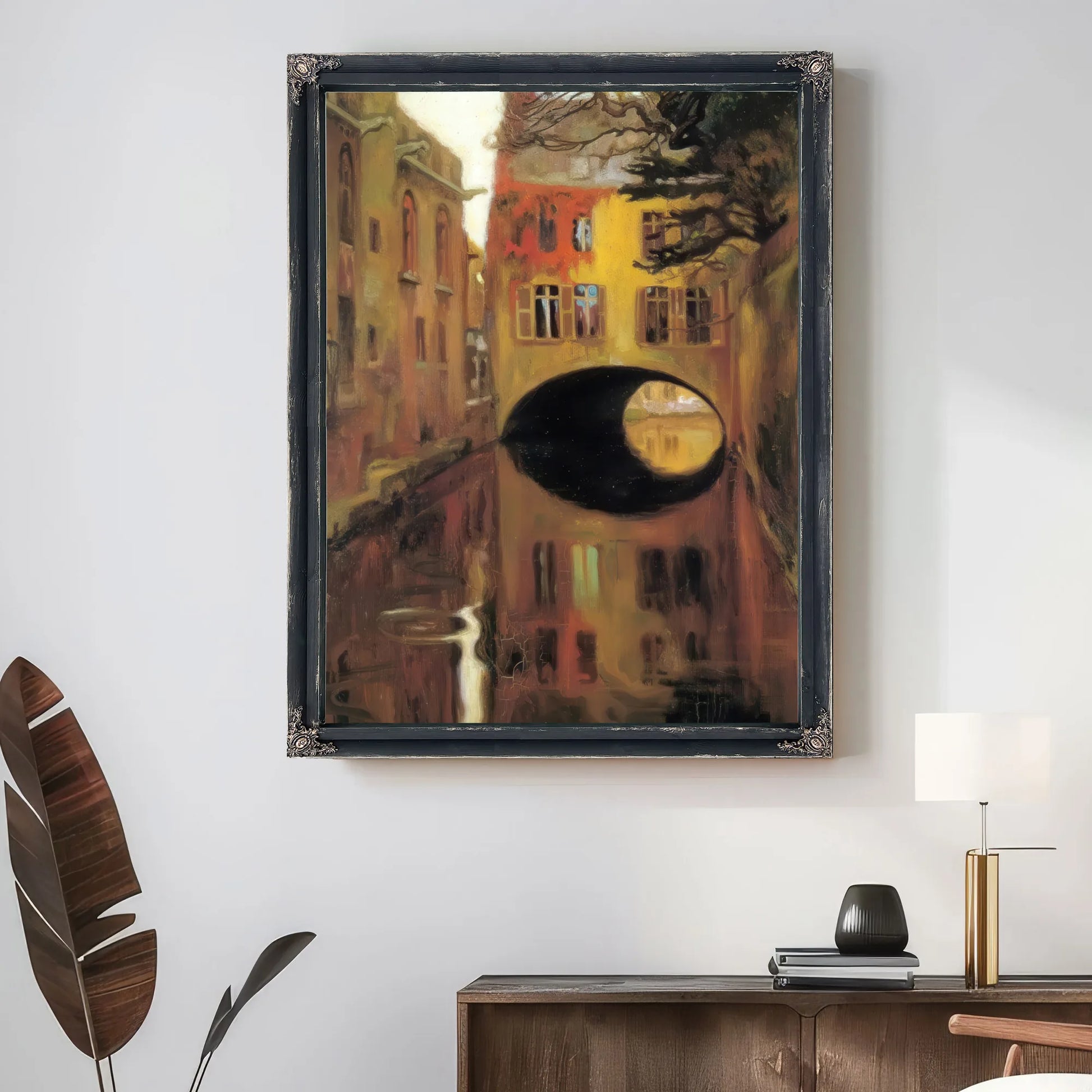 House On The Bridge By Diego Rivera Fine Art Print