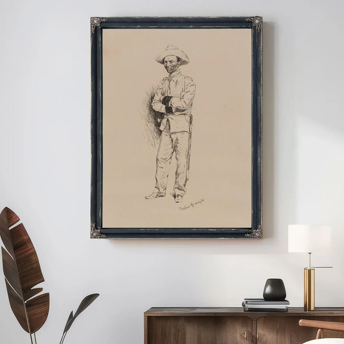 Young Spanish Officer by Frederic Remington