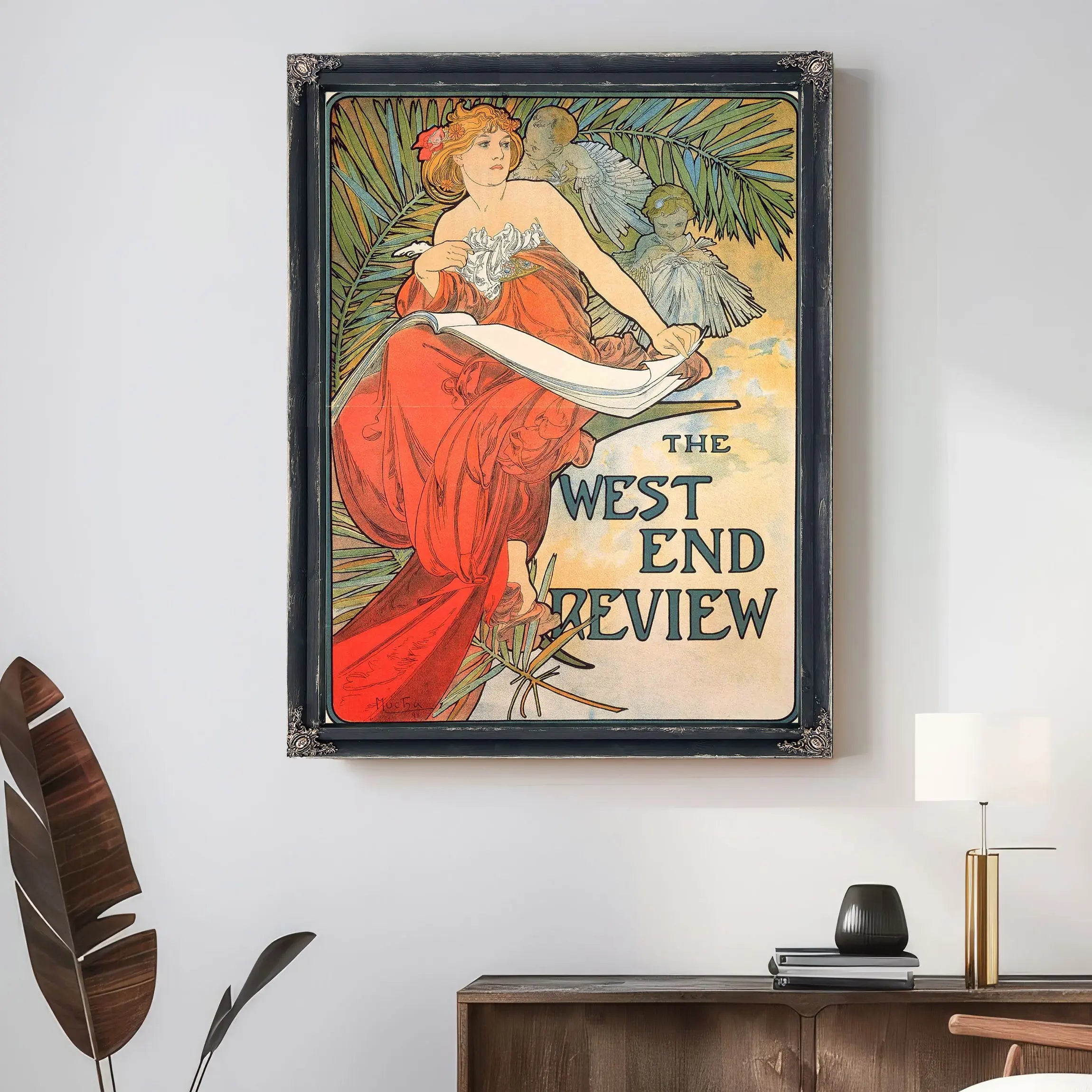 The West End Review by Alphonse Mucha