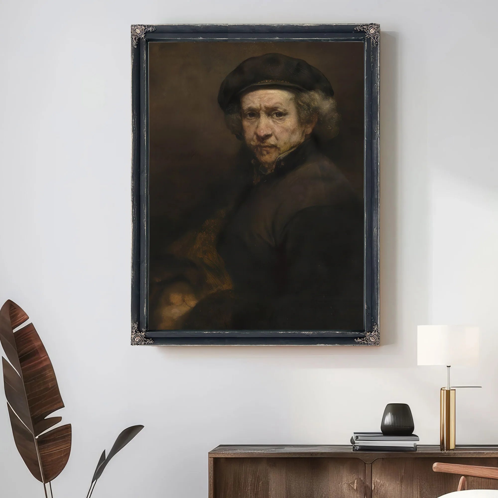 Self Portrait, 1661 By Rembrandt Fine Art Print