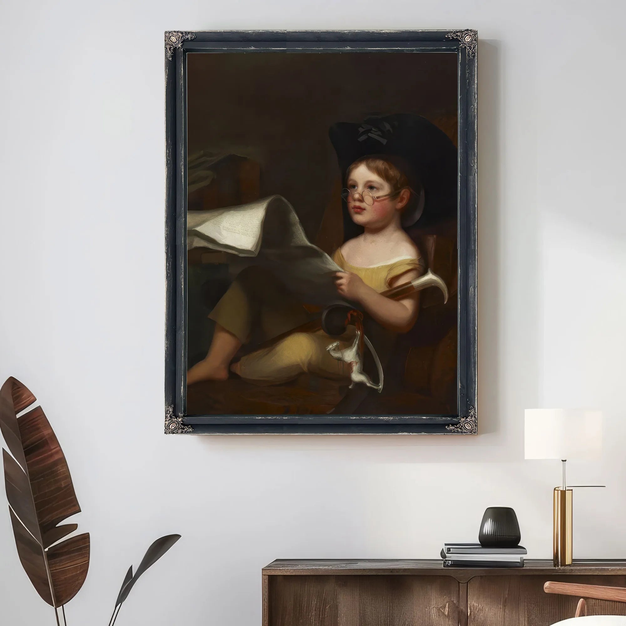 Juvenile Ambition (Grandfather's Hobby) By Thomas Sully Fine Art Print