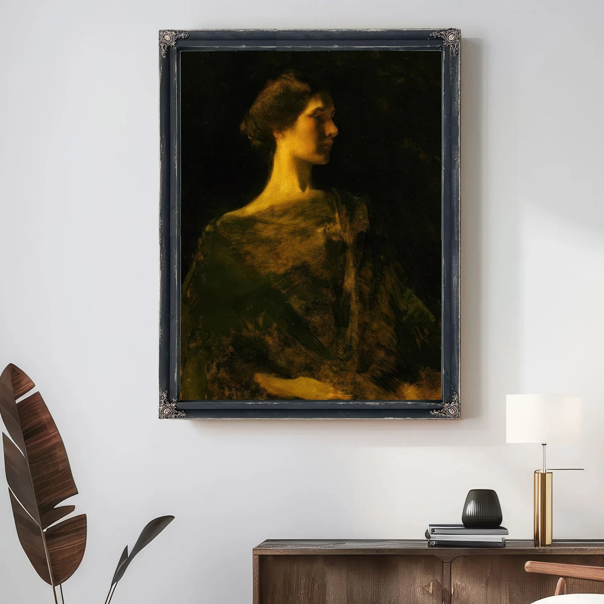 Alma By Thomas Wilmer Dewing Fine Art Print