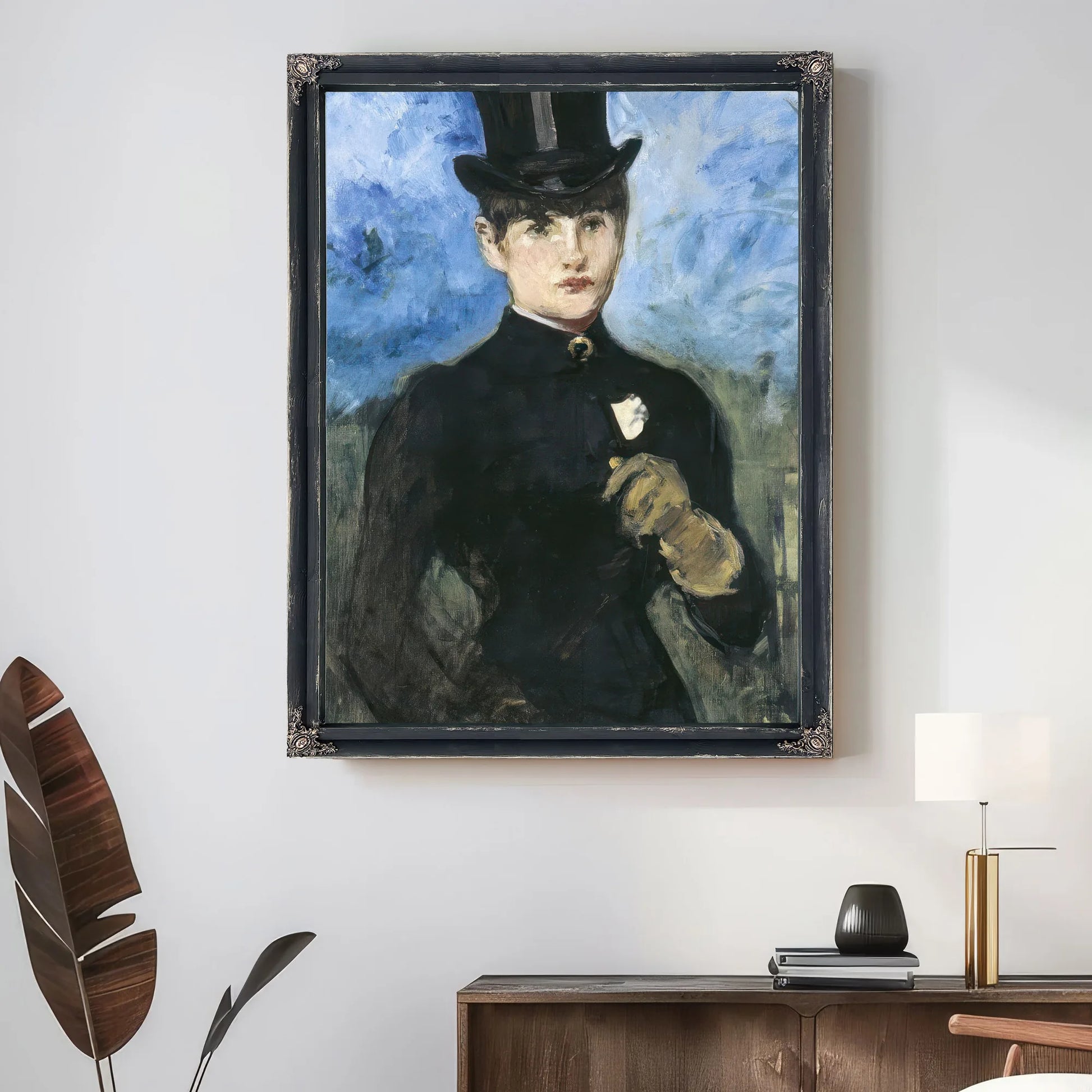 Horsewoman, Fullface By Edouard Manet Fine Art Print